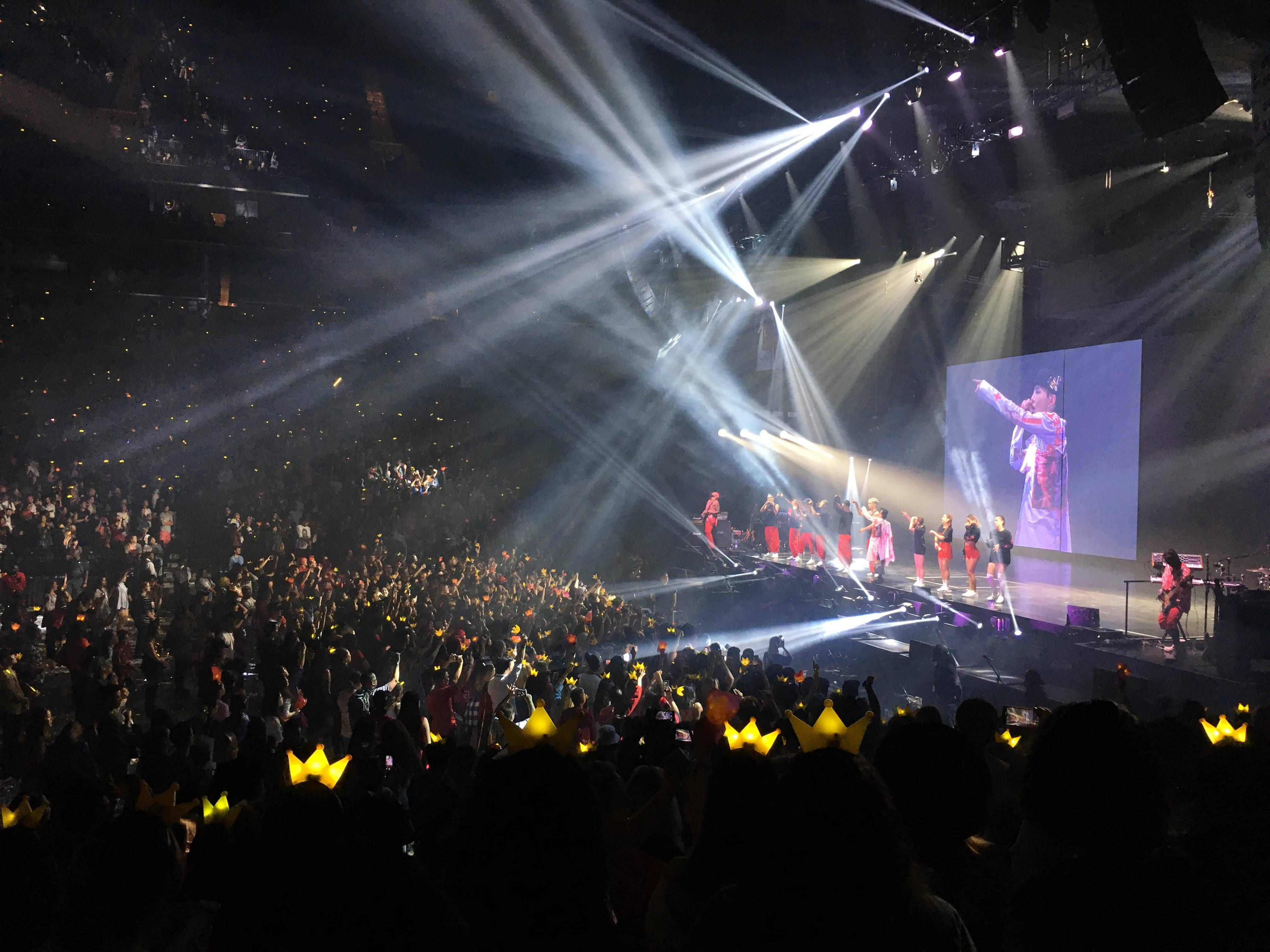 G-Dragon, concert, spotlights, 4K Desktop Wallpaper