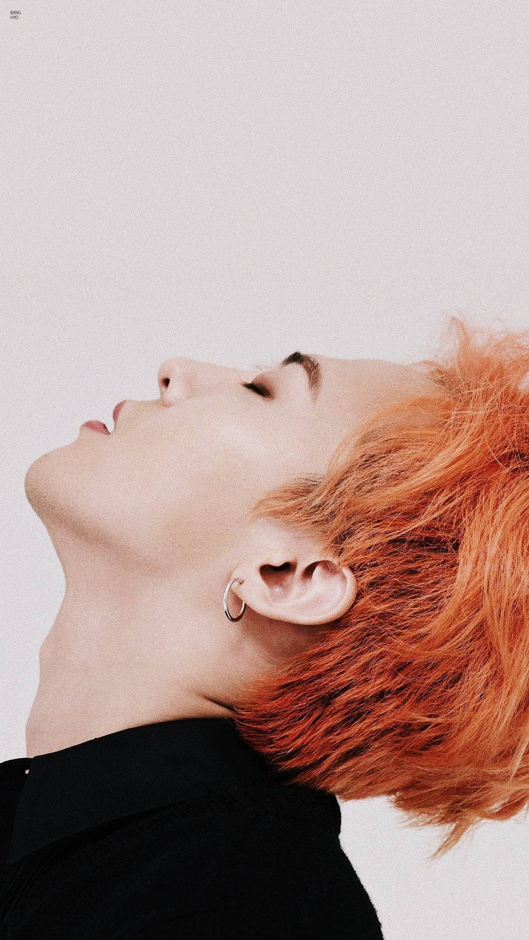 G-dragon, orange hair, silver hoop earring, Full HD Phone Wallpaper