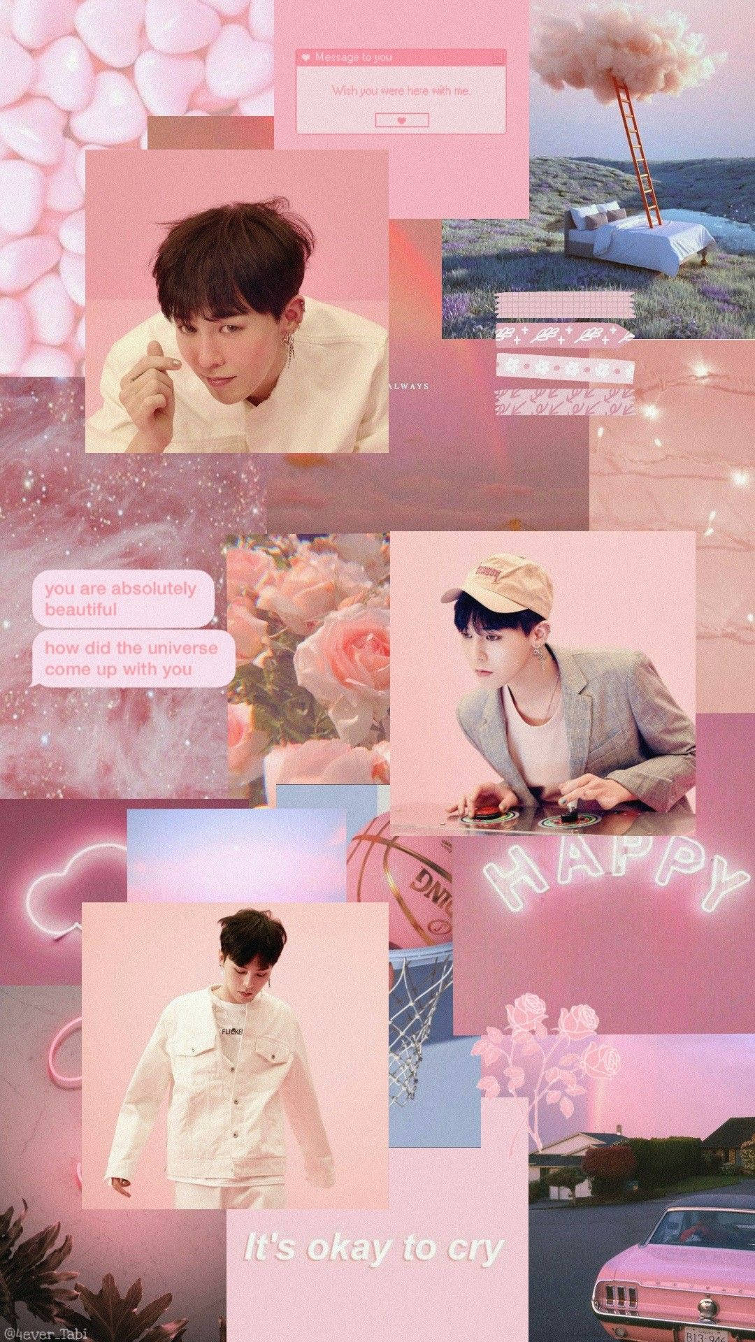 G-dragon, pink-toned, roses clouds, Full HD Phone Wallpaper
