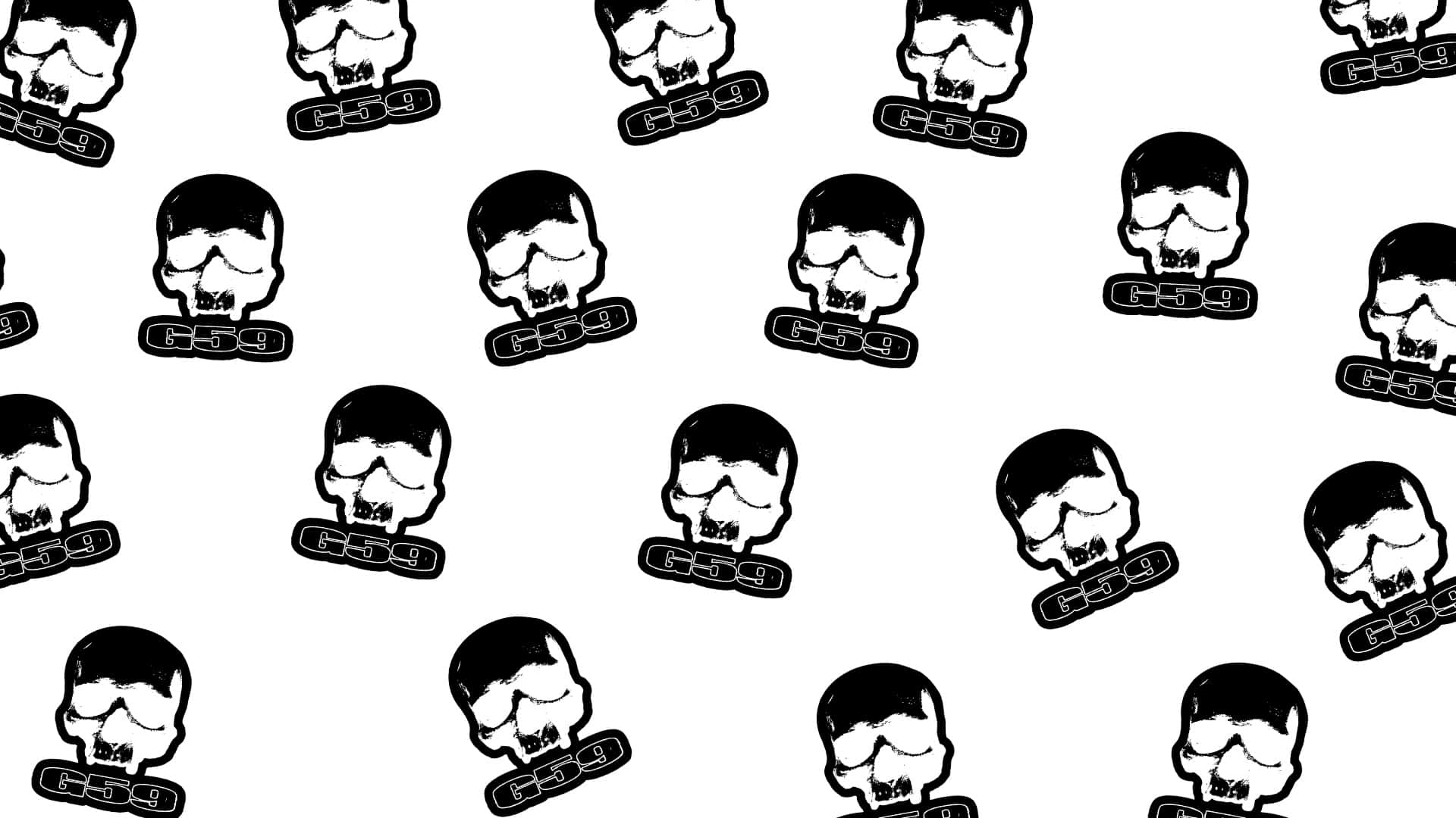 G59, skull logo pattern, 659, Full HD Desktop Wallpaper