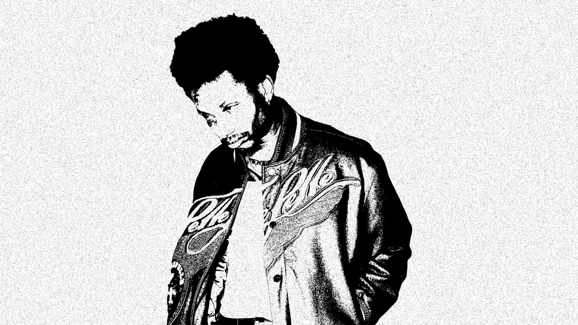 G59, afro, lettered jacket, Full HD Desktop Wallpaper