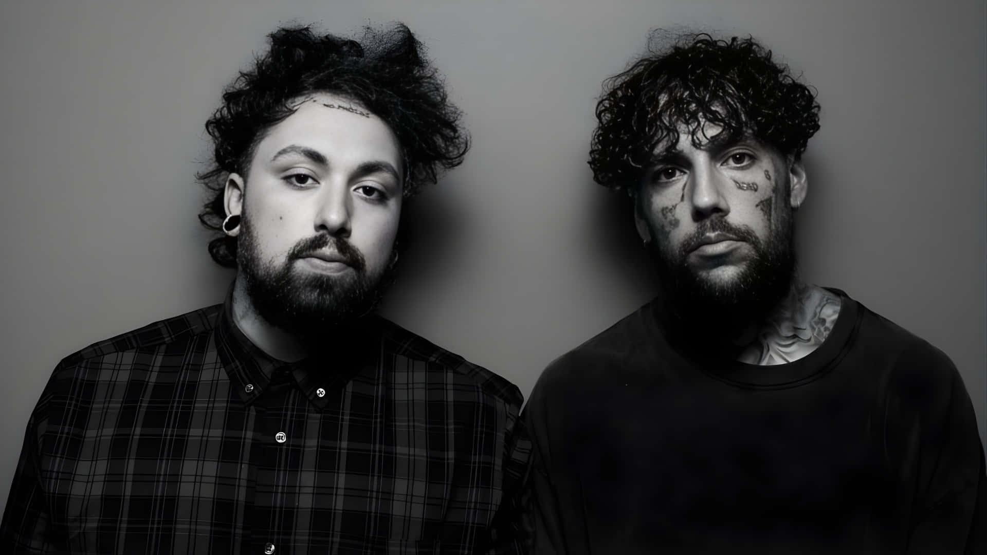 G59, music duo, curly hair, Full HD Desktop Wallpaper
