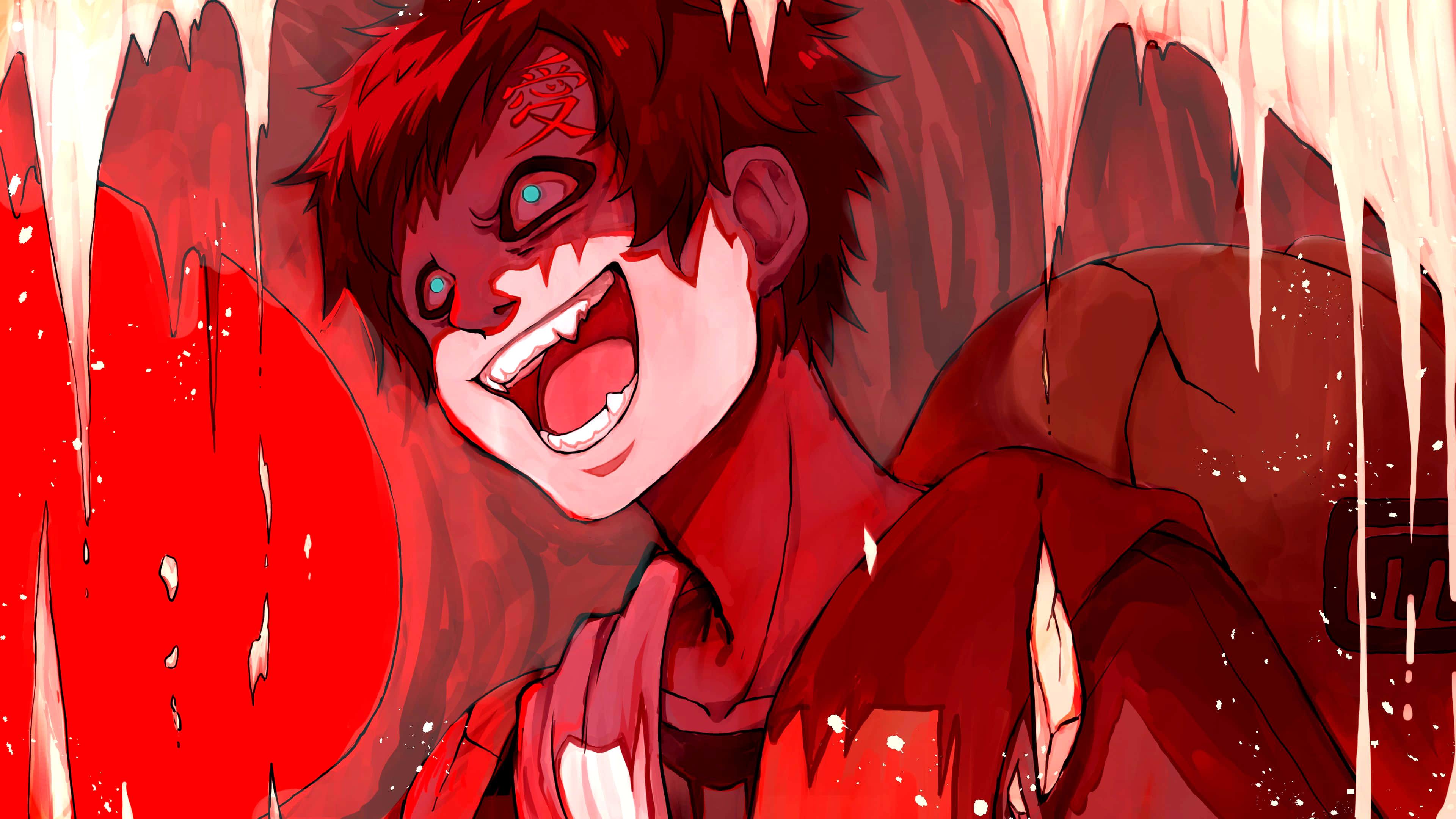 Gaara, Naruto, anime character, 4K Desktop Wallpaper