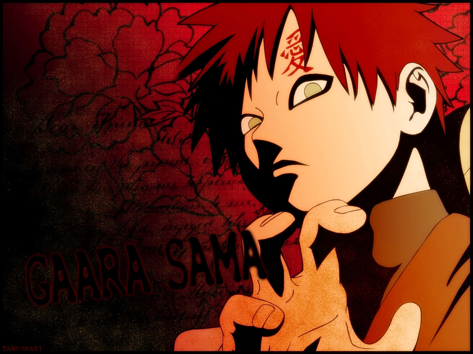Gaara, Naruto Anime, red hair, HD Desktop Wallpaper