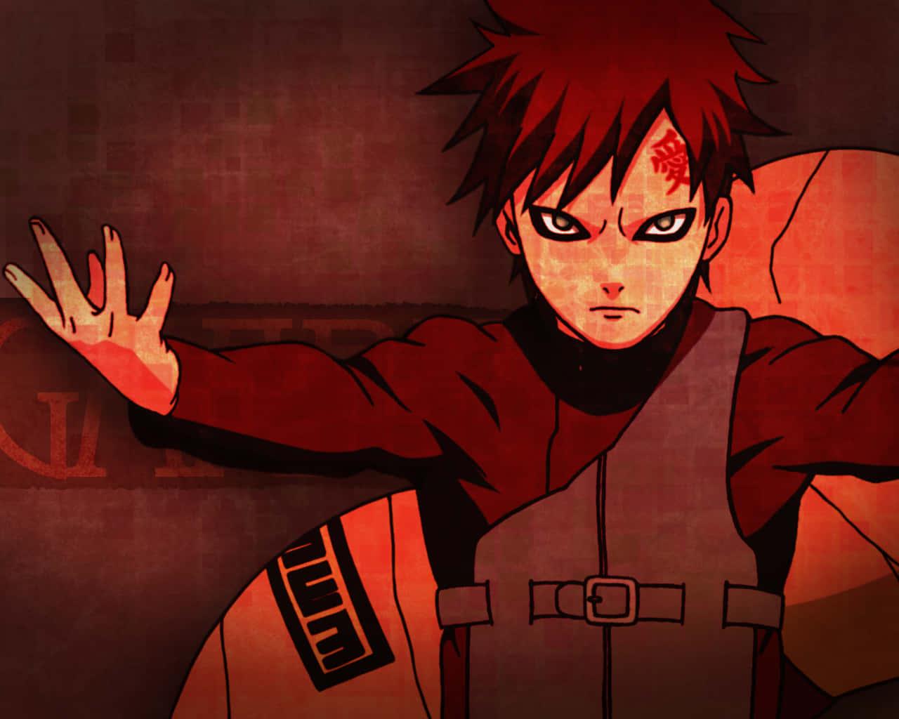 Gaara, Naruto Anime, red hair, HD Desktop Wallpaper