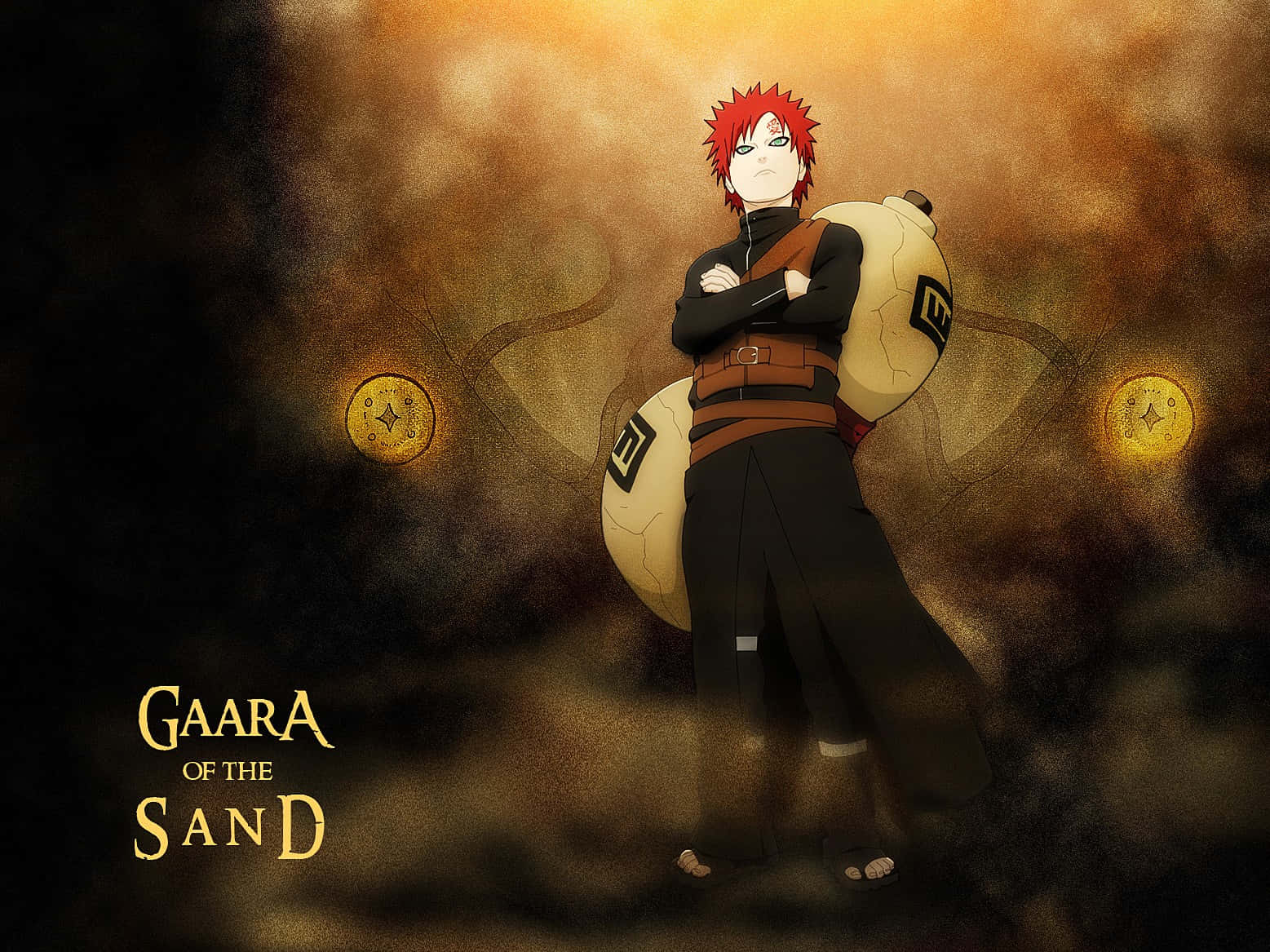 Gaara, Naruto Anime, Sword and Sand, HD Desktop Wallpaper