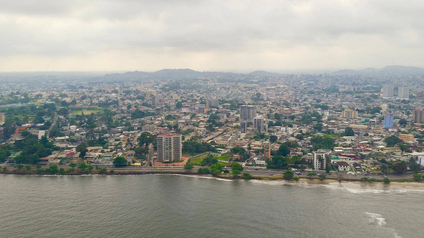 Gabon, central africa, coastal city, HD Desktop Wallpaper
