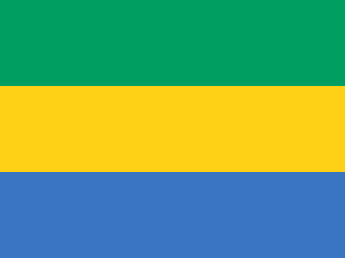 Gabon, green, yellow, SD Desktop Wallpaper