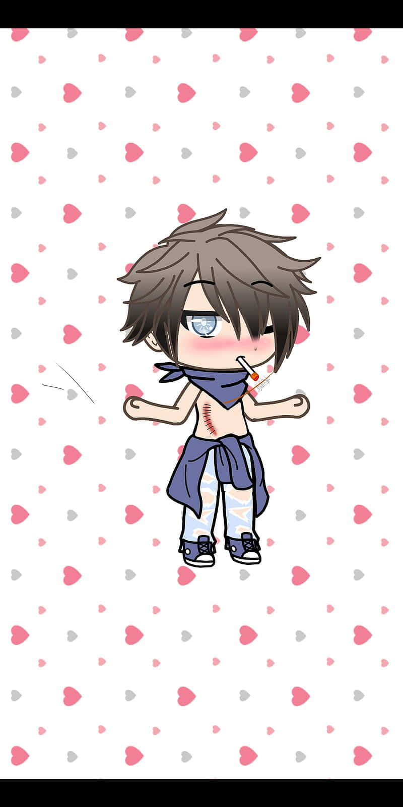Gacha Life, bad boy, chibi anime boy, HD Phone Wallpaper