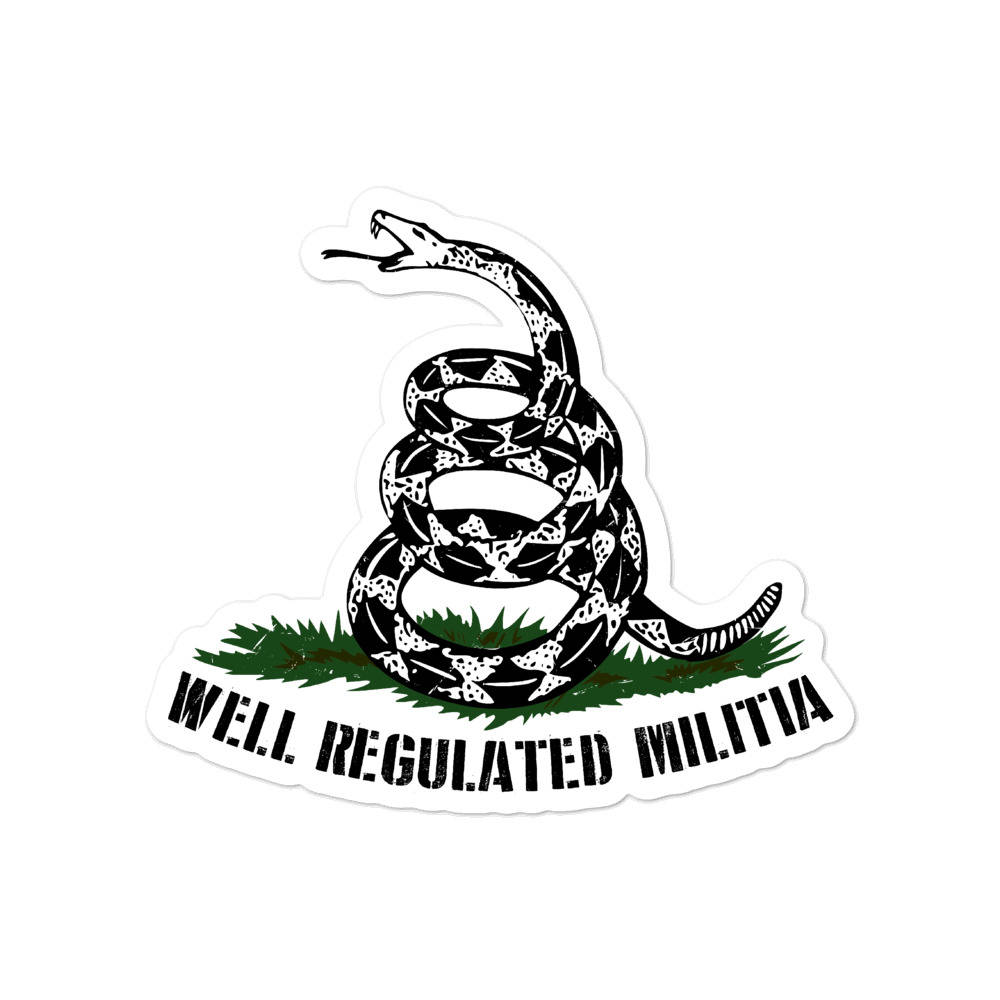 Gadsden Flag, coiled rattlesnake, green grass, SD Desktop Wallpaper