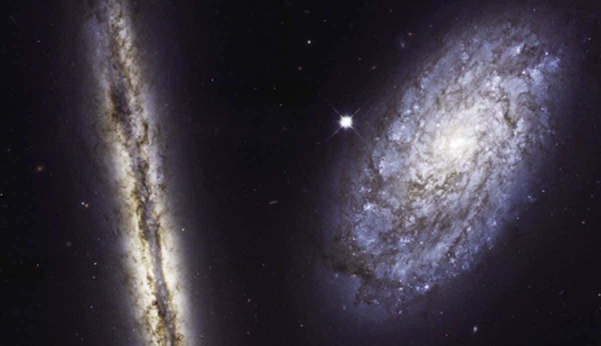 Galactic Center, spiral galaxies, deep space, SD Desktop Wallpaper