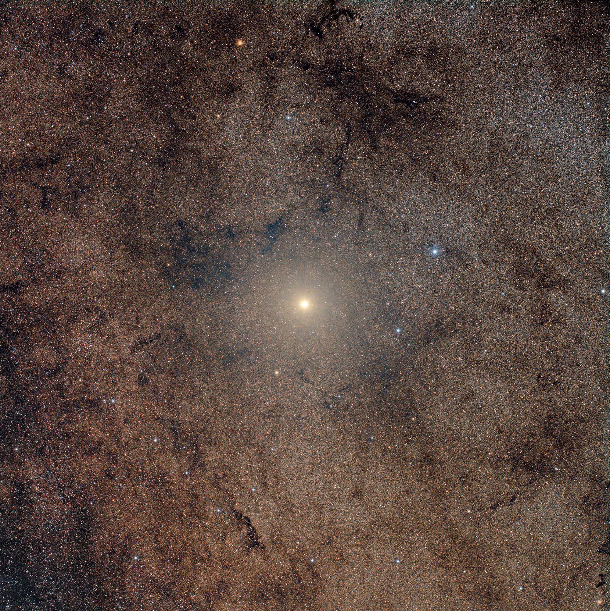 Galactic Center, cosmic nebula, swirling dark dust clouds, Full HD Phone Wallpaper