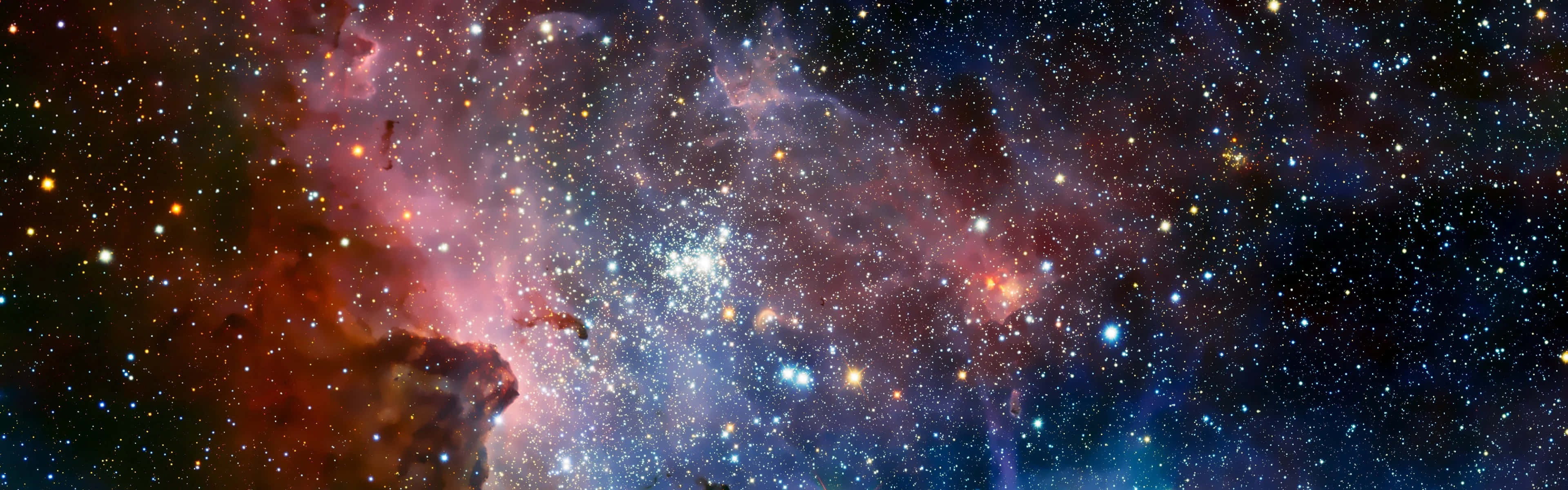 nebula, stars, deep space, 4K Desktop Wallpaper