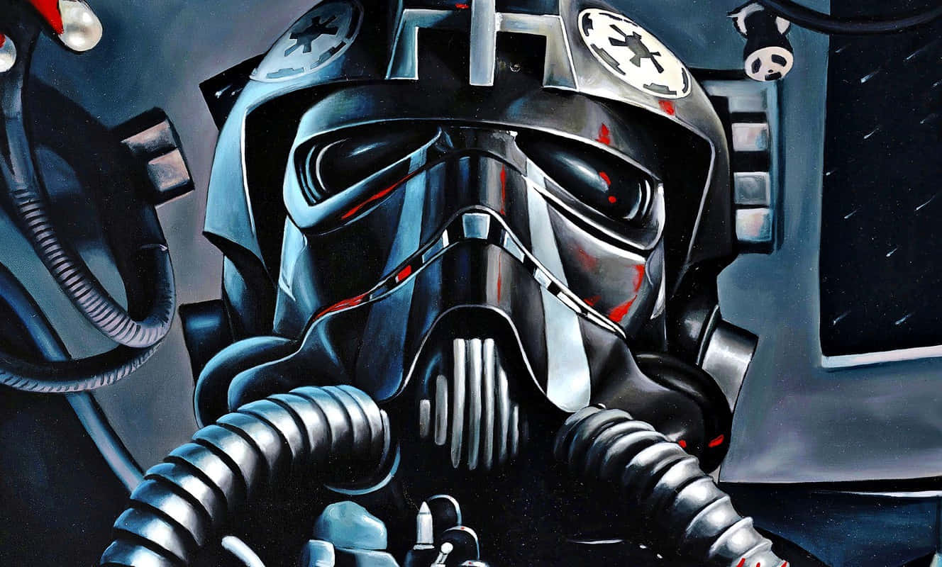 Galactic Empire, stormtrooper helmet, red blood splatters, HD Desktop Wallpaper