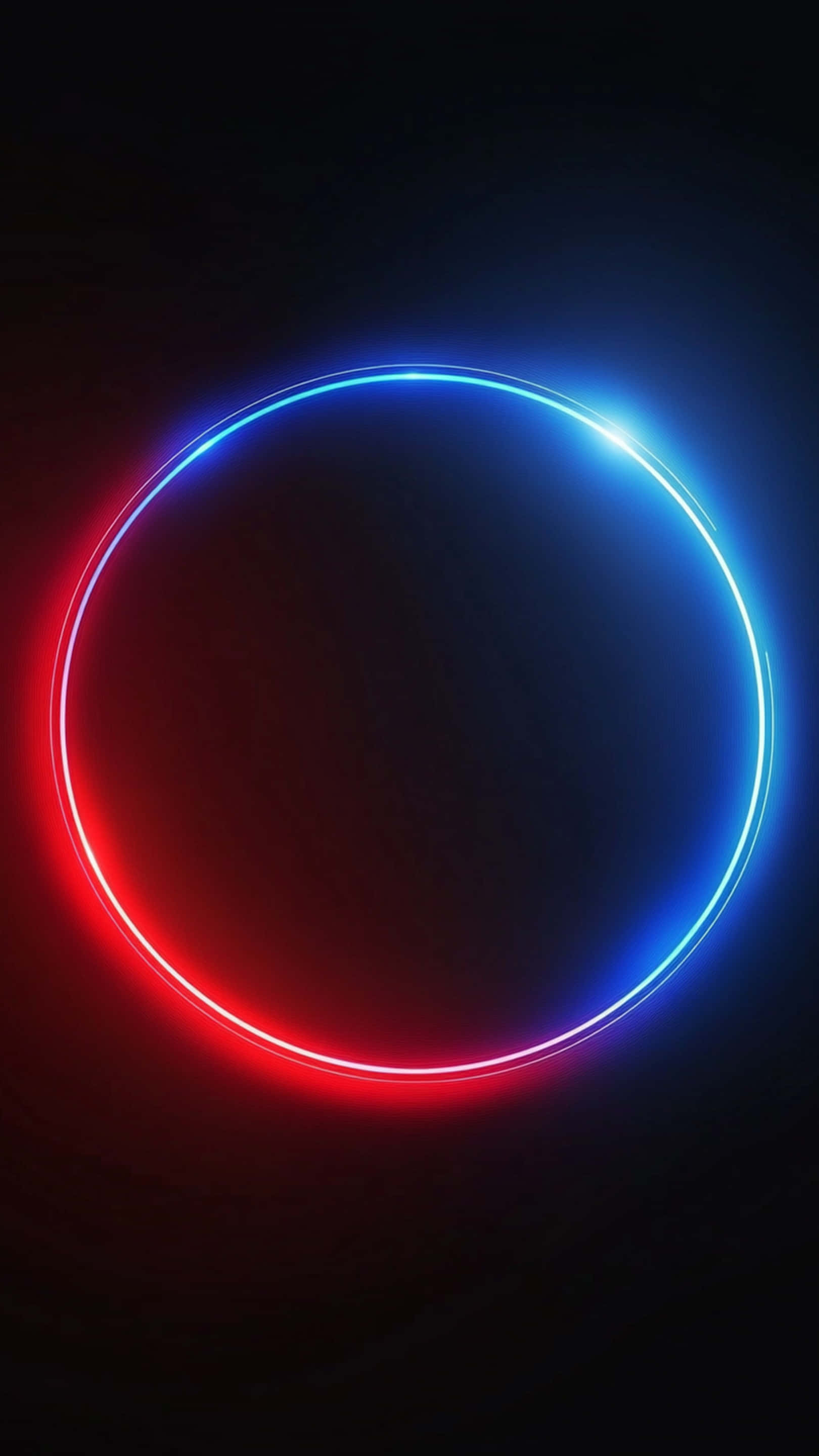 neon galaxy, black background, red left side, 2K Phone Wallpaper