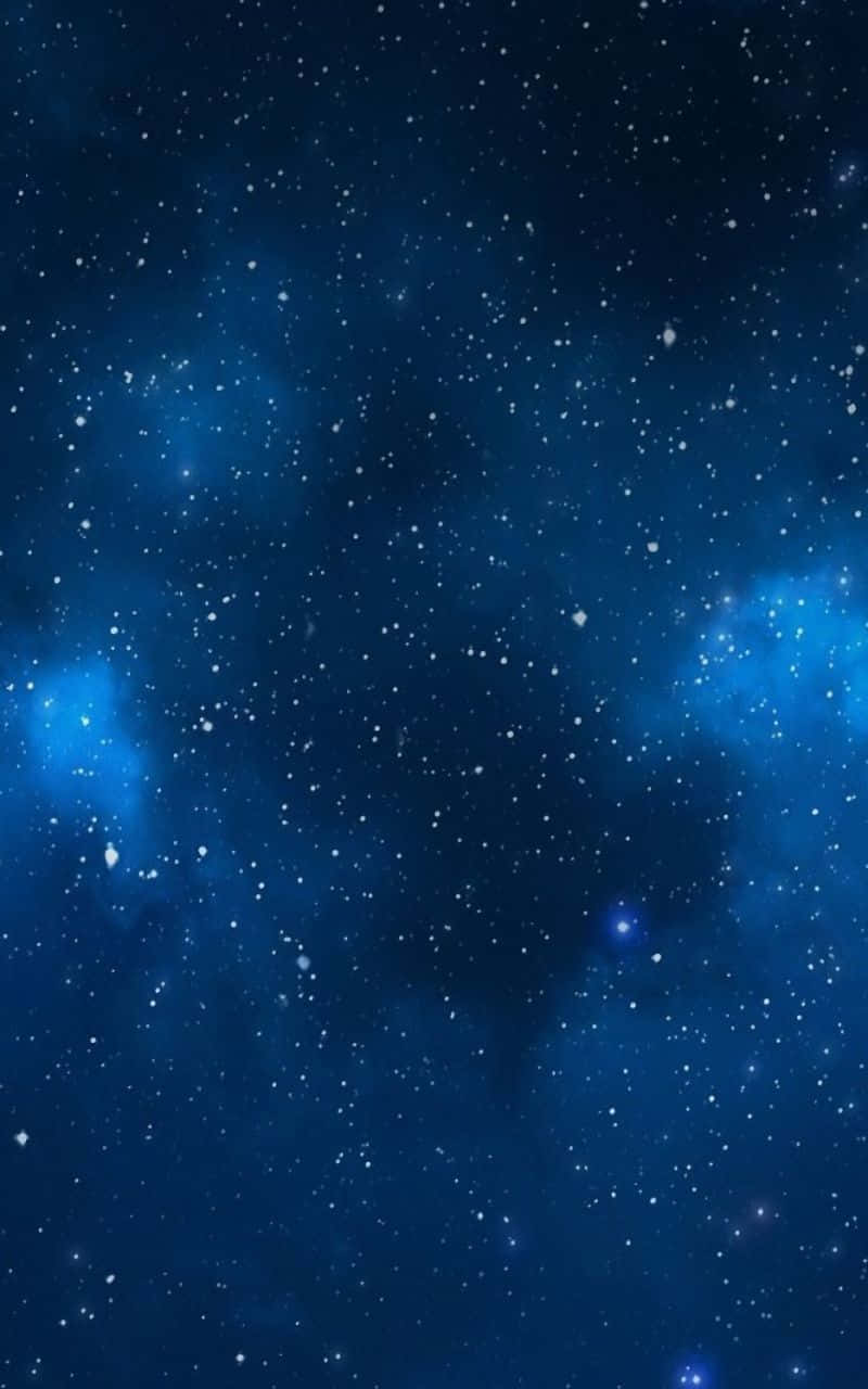 galaxy blue aesthetic, deep blue cosmic expanse, twinkling stars, HD Phone Wallpaper