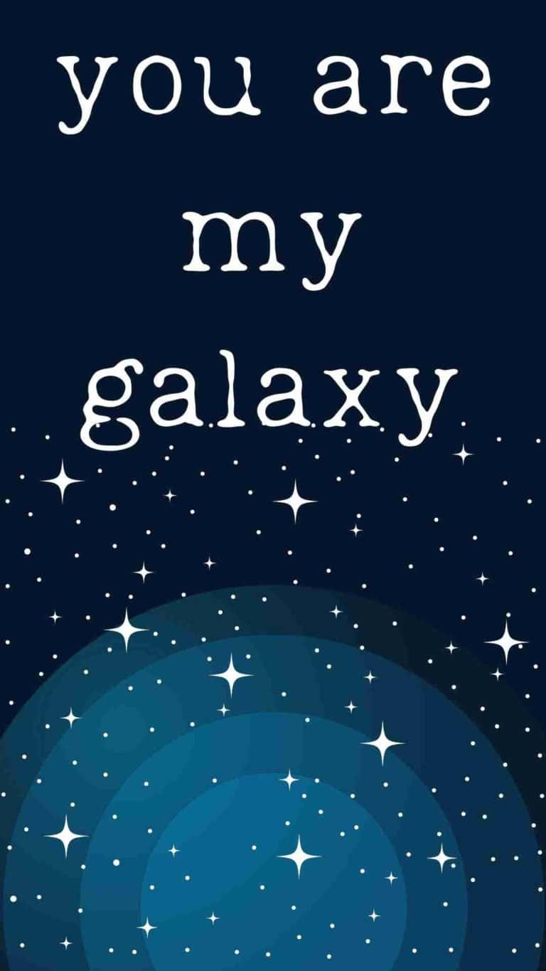 Galaxy Blue Aesthetic, deep blue night sky, sparkling stars, HD Phone Wallpaper
