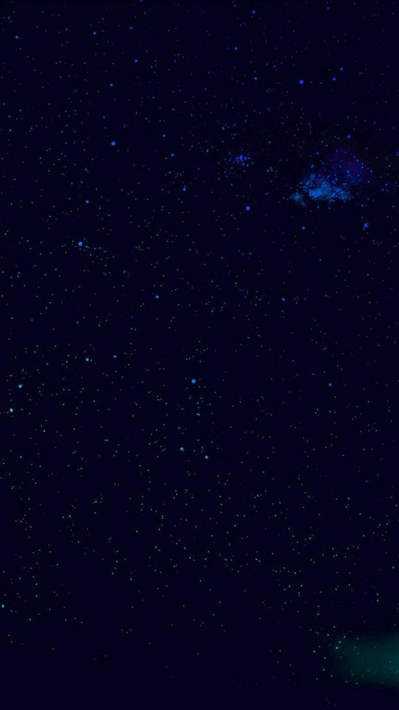 Dark Starry Sky Galaxy iPhone, deep blue cosmic expanse, countless stars, SD Phone Wallpaper