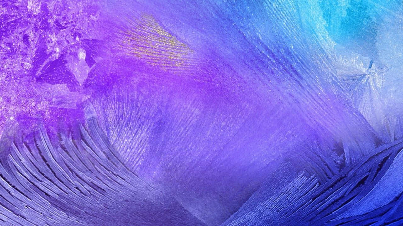 Galaxy Note 4, textured purple, frost patterns, HD Desktop Wallpaper