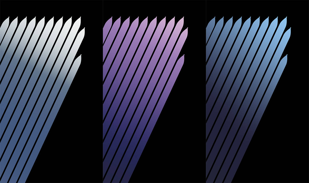 Galaxy Note 7, silver, purple, HD Desktop Wallpaper