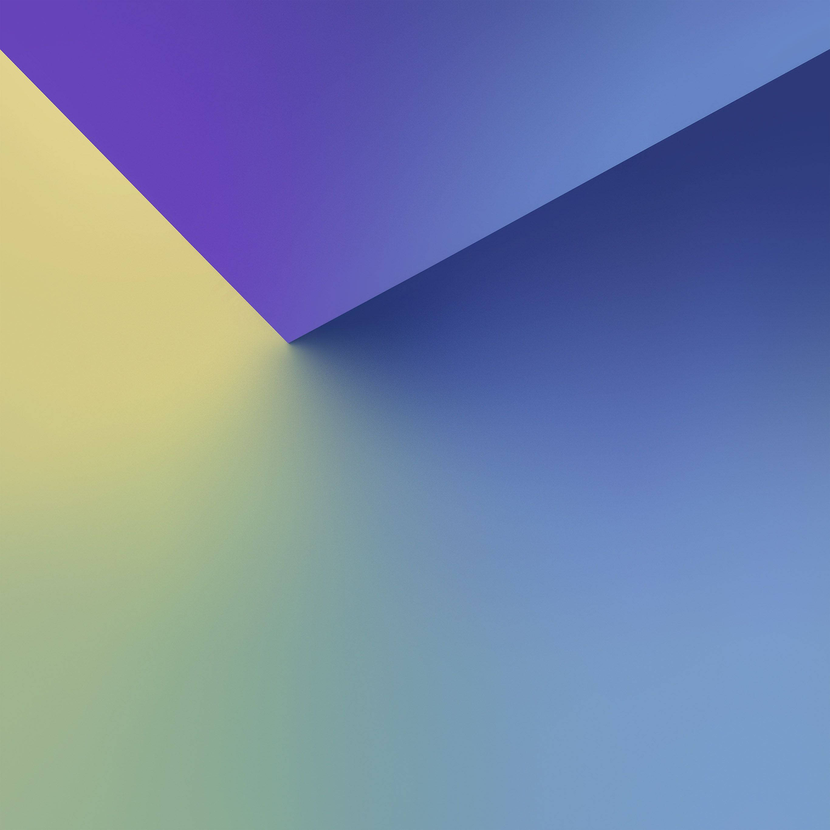 Galaxy Note 7, cube, gradient purple blue, 2K Desktop Wallpaper