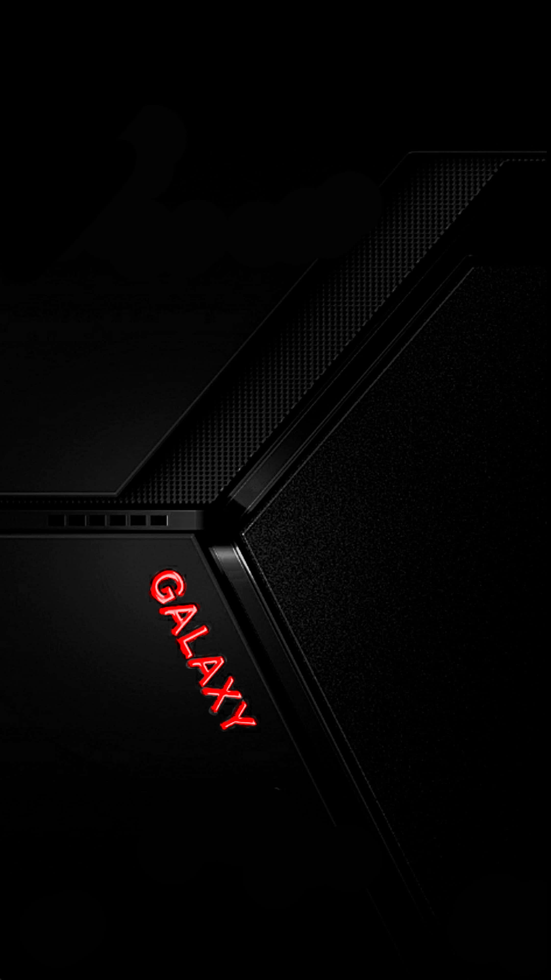 Galaxy S, black, glowing red, 4K Phone Wallpaper