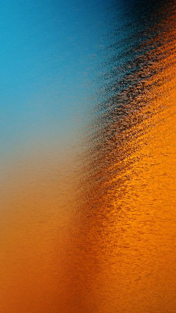 Galaxy S10 Plus, blue to orange, abstract gradient, SD Phone Wallpaper
