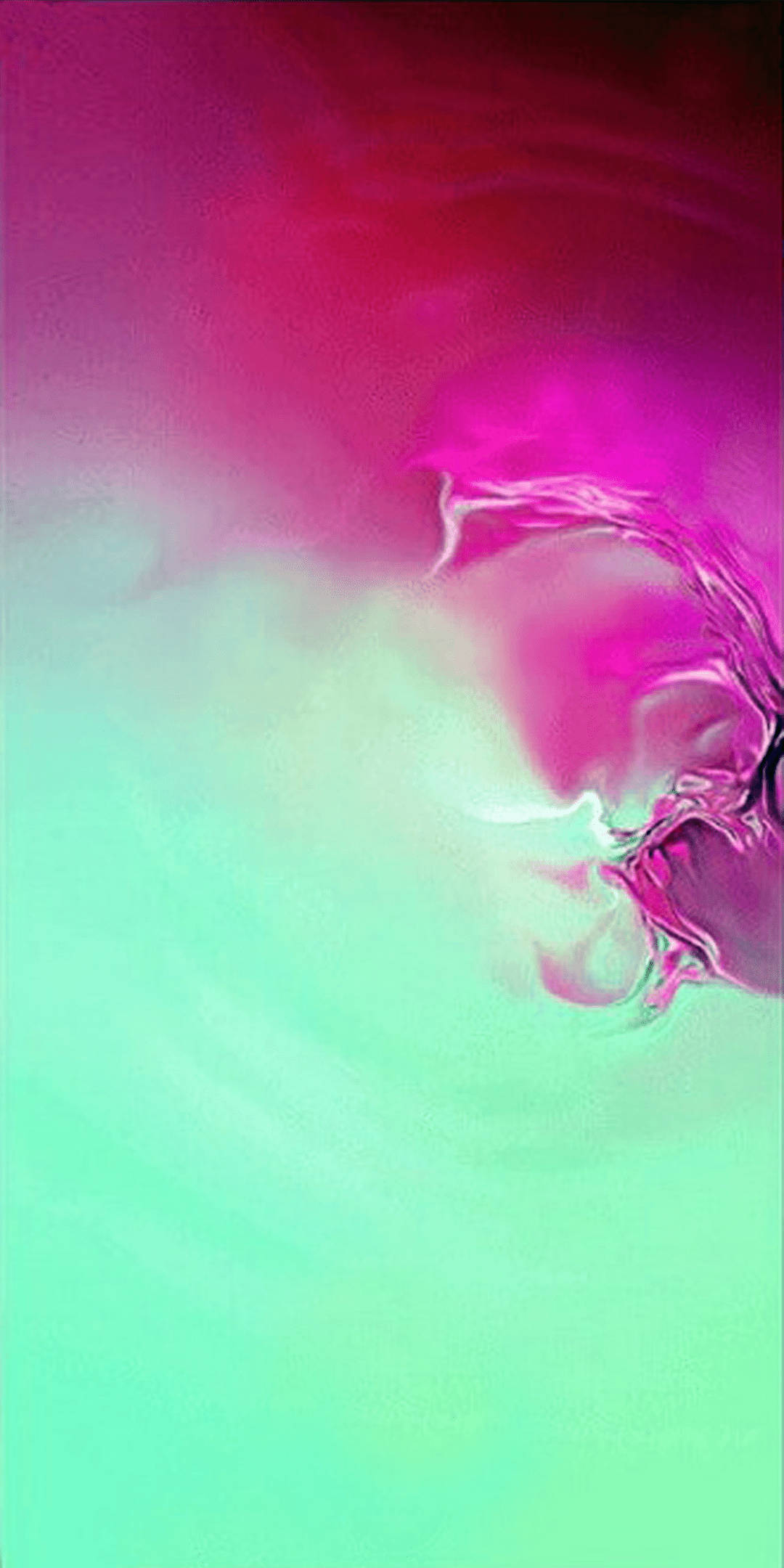 Galaxy S10 Plus, pink, teal, Full HD Phone Wallpaper