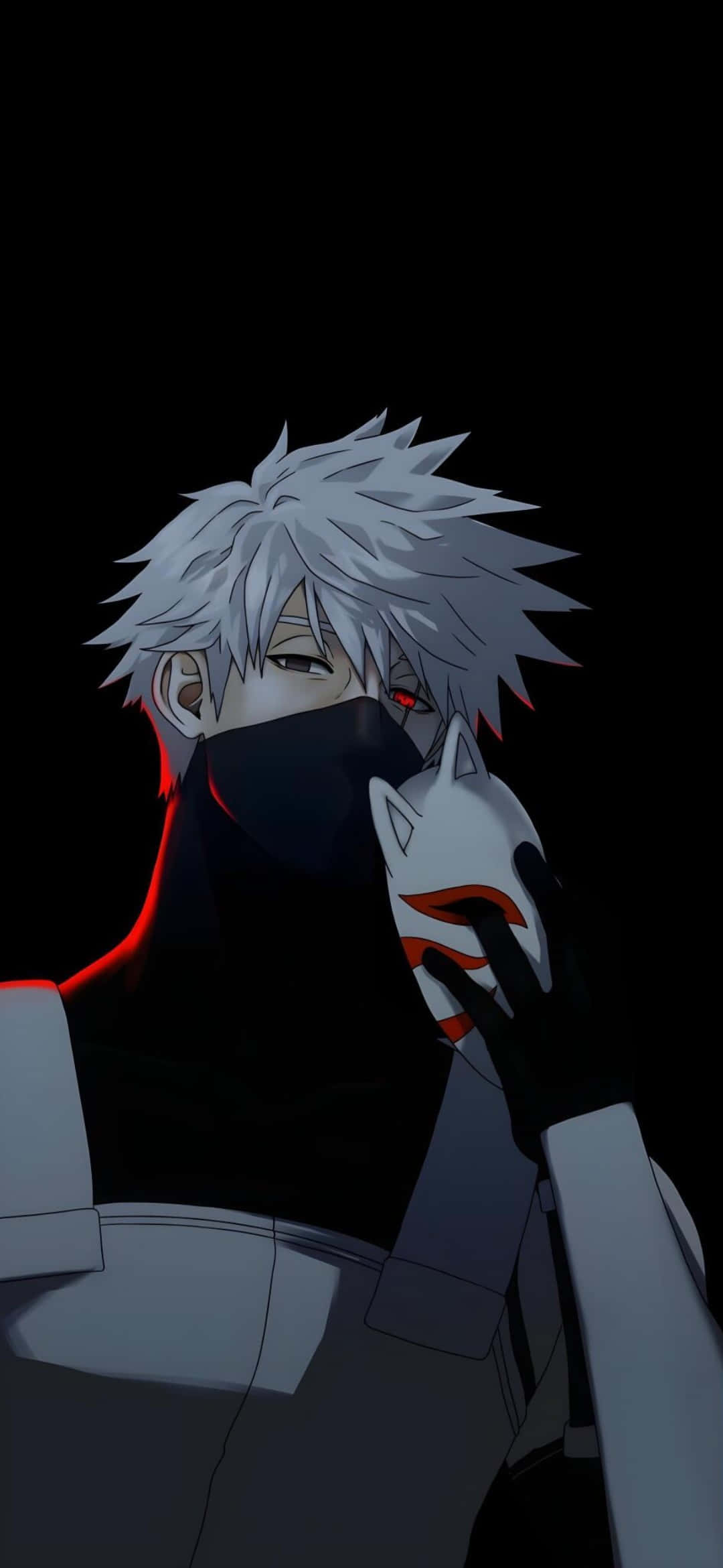 Galaxy S25, anime character, spiky silver-haired, Full HD Phone Wallpaper