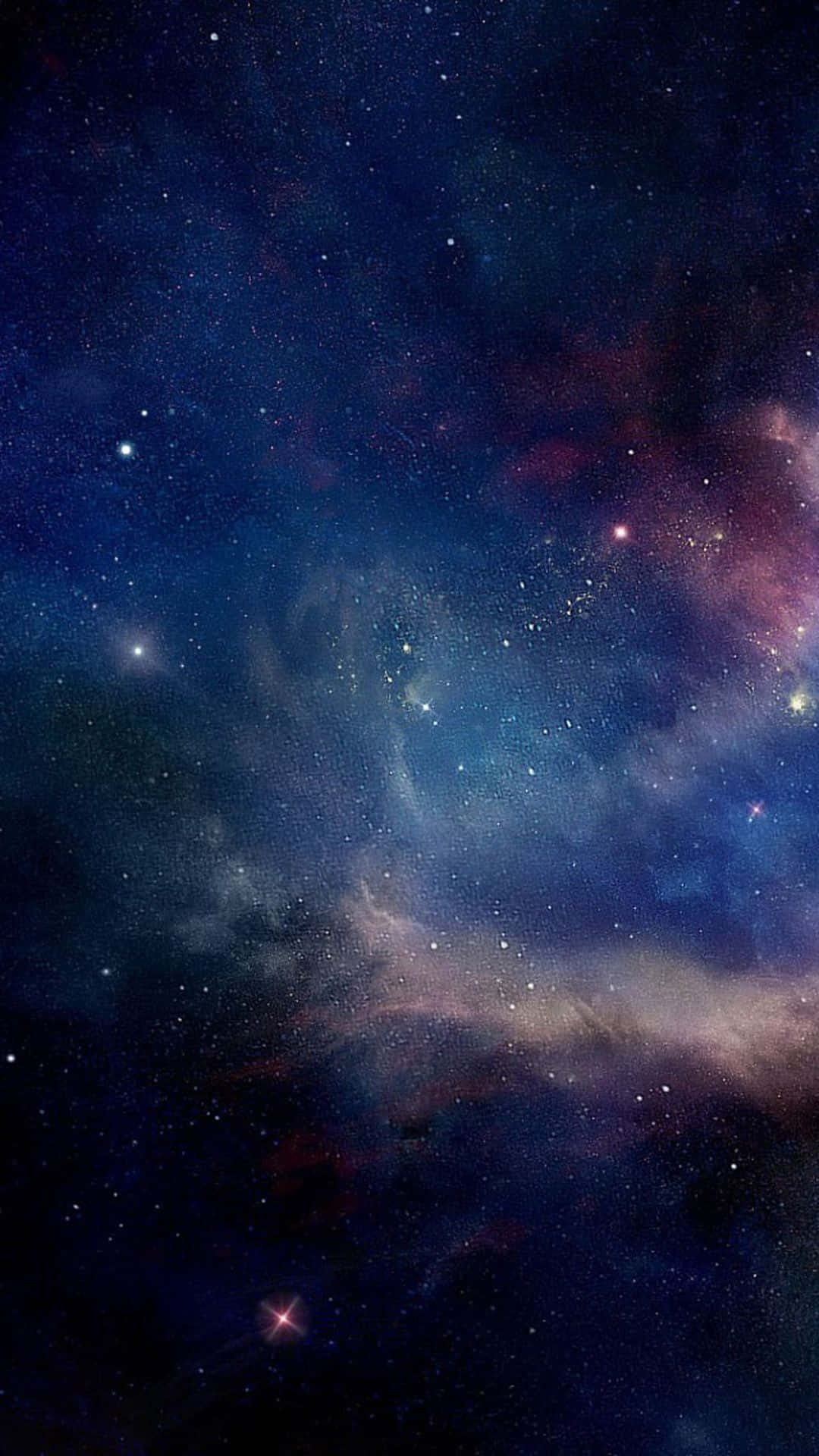 Galaxy S5, cosmic nebula, deep blues, Full HD Phone Wallpaper