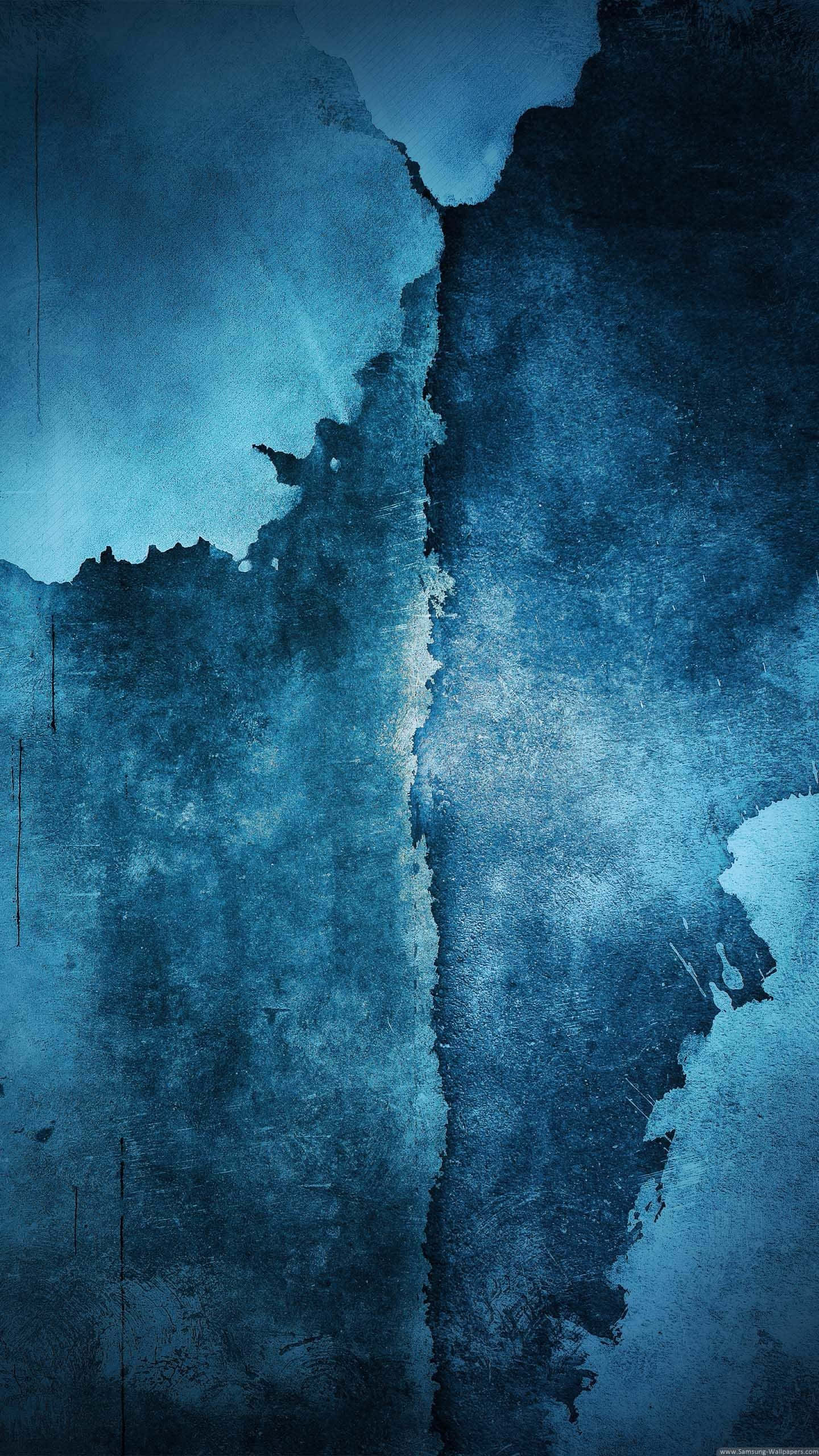 Galaxy S5, abstract, blue, 2K Phone Wallpaper