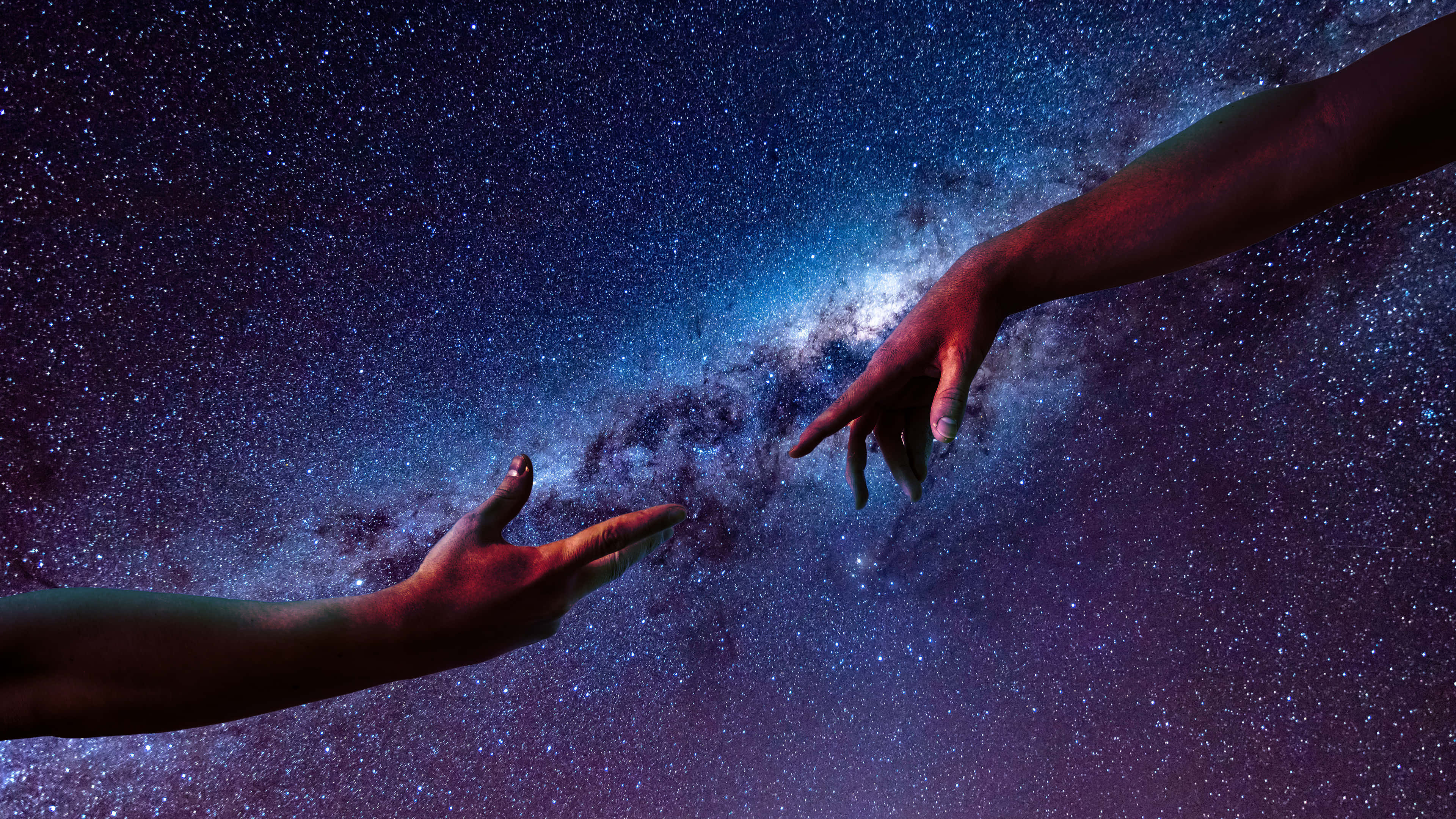 Galaxy S5, 3840 x 2160, starry galaxy, 4K Desktop Wallpaper