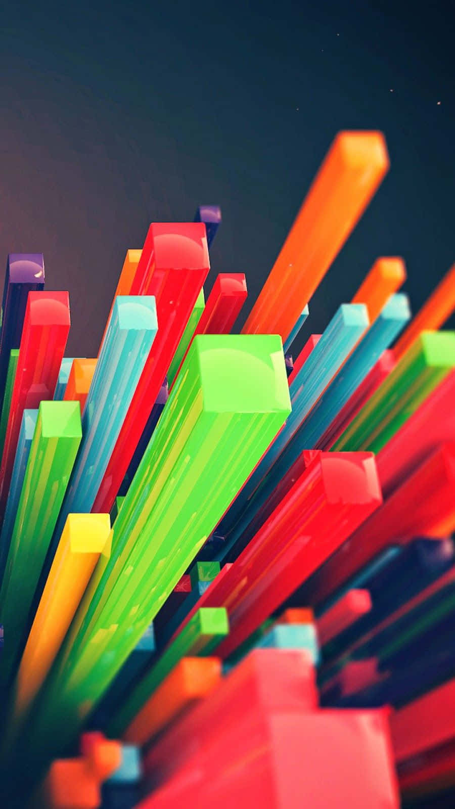 Galaxy S5, 3D Colors Stick, translucent colorful bars, HD Phone Wallpaper