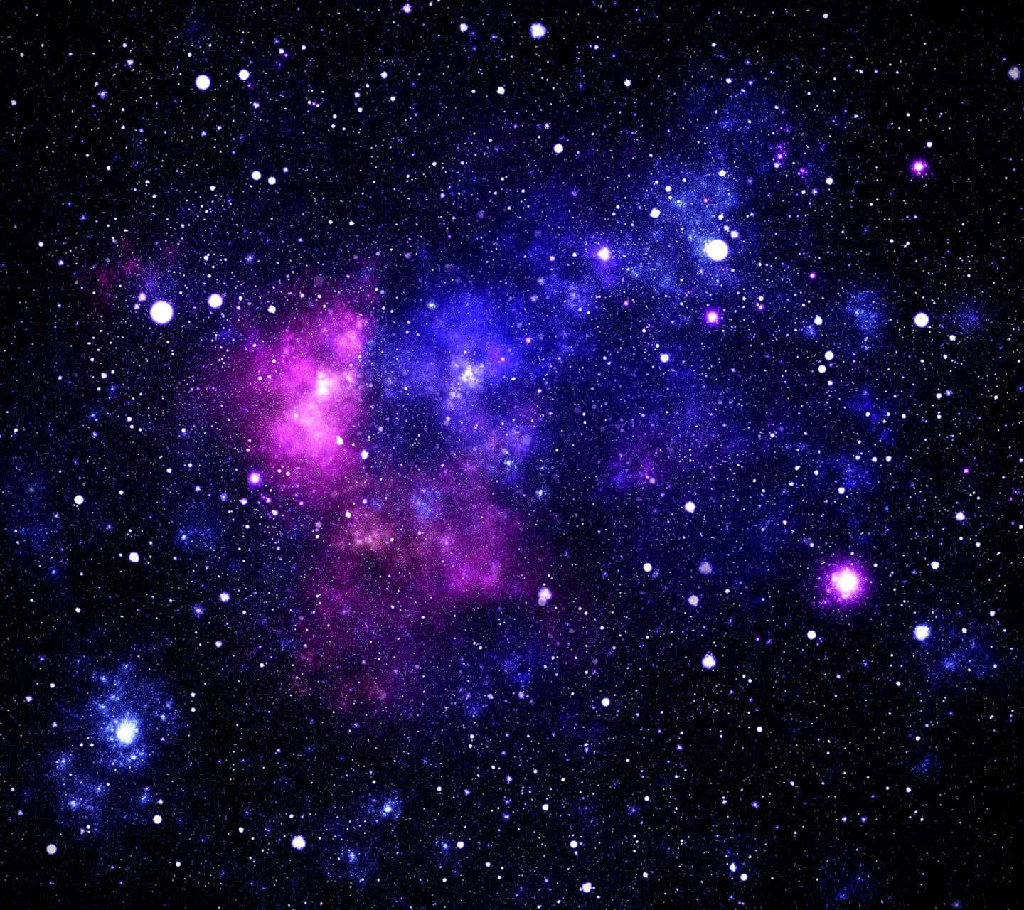 Galaxy Stars, nebula, vibrant purple, HD Desktop Wallpaper