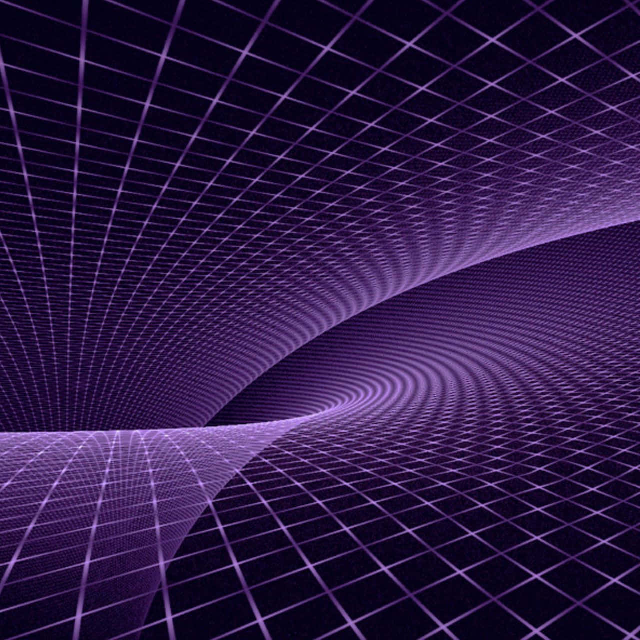 Galaxy Tab, glowing purple grid, seamless tunnel, HD Desktop Wallpaper
