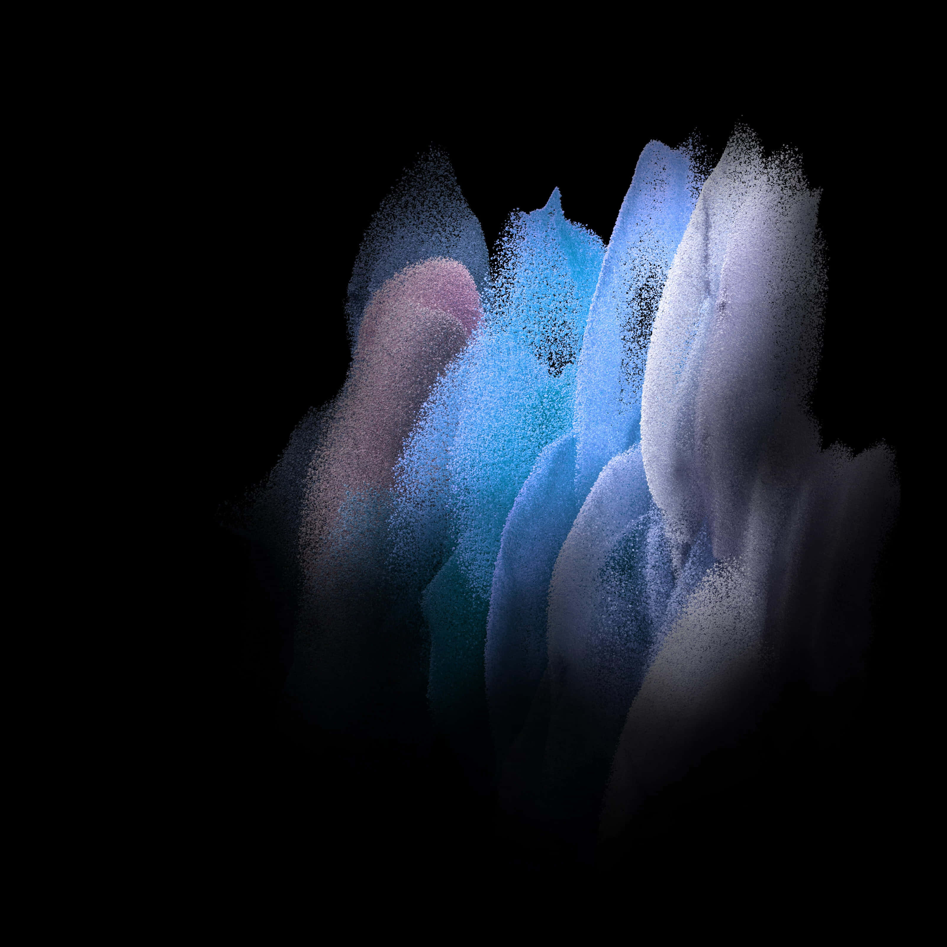 Galaxy Tab, glowing blue, pink, 2K Desktop Wallpaper