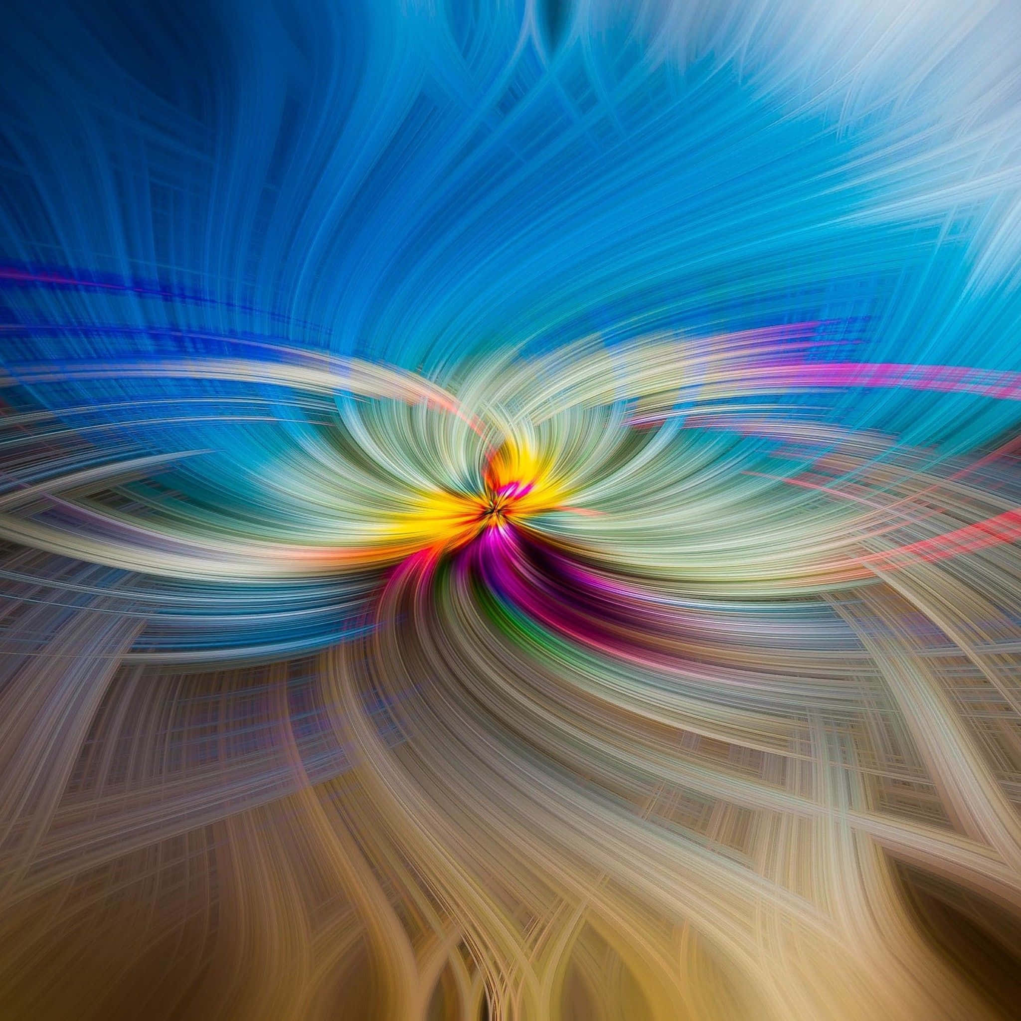 Galaxy Tab, blue, yellow, Full HD Desktop Wallpaper