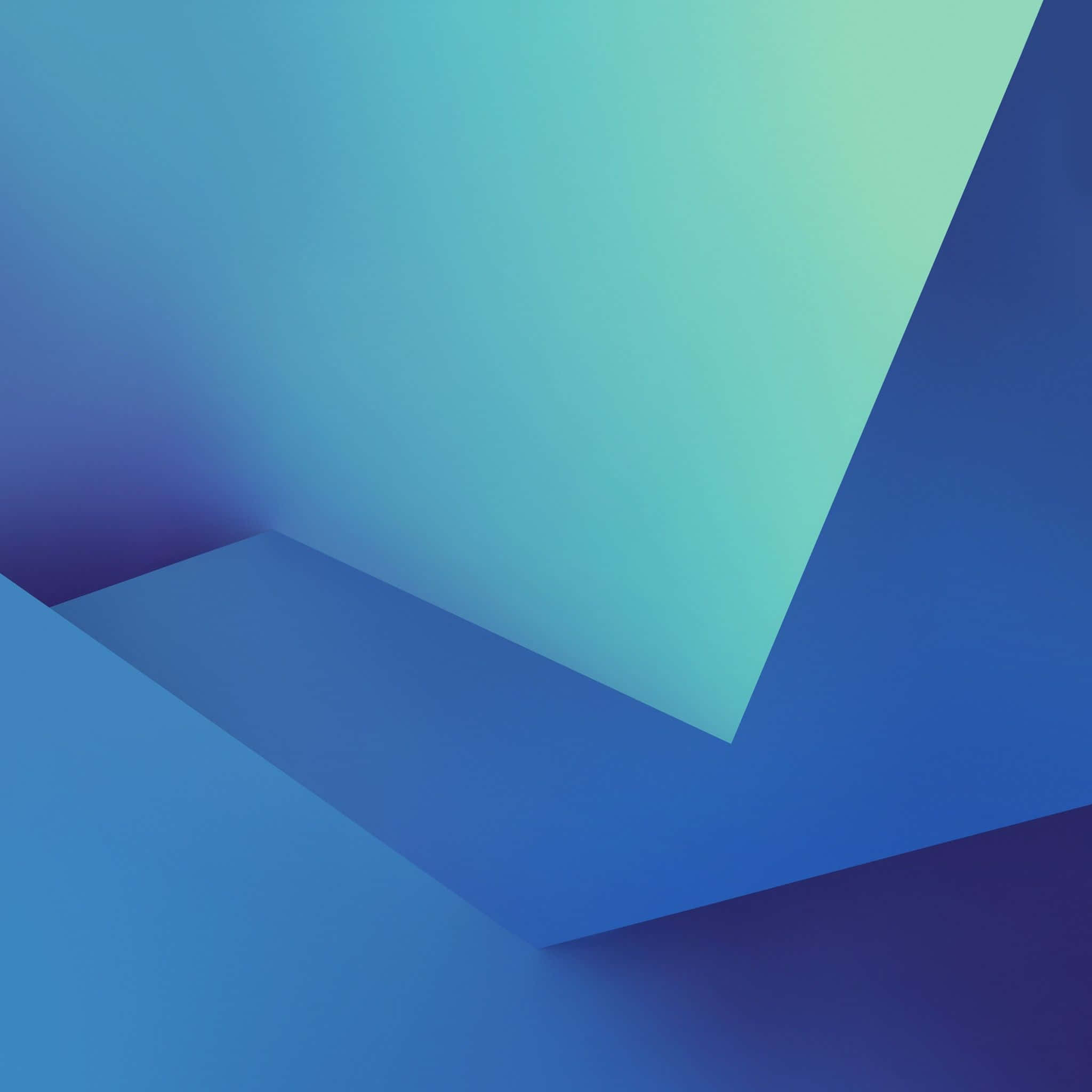Galaxy Tab, gradient blues, teals, Full HD Desktop Wallpaper
