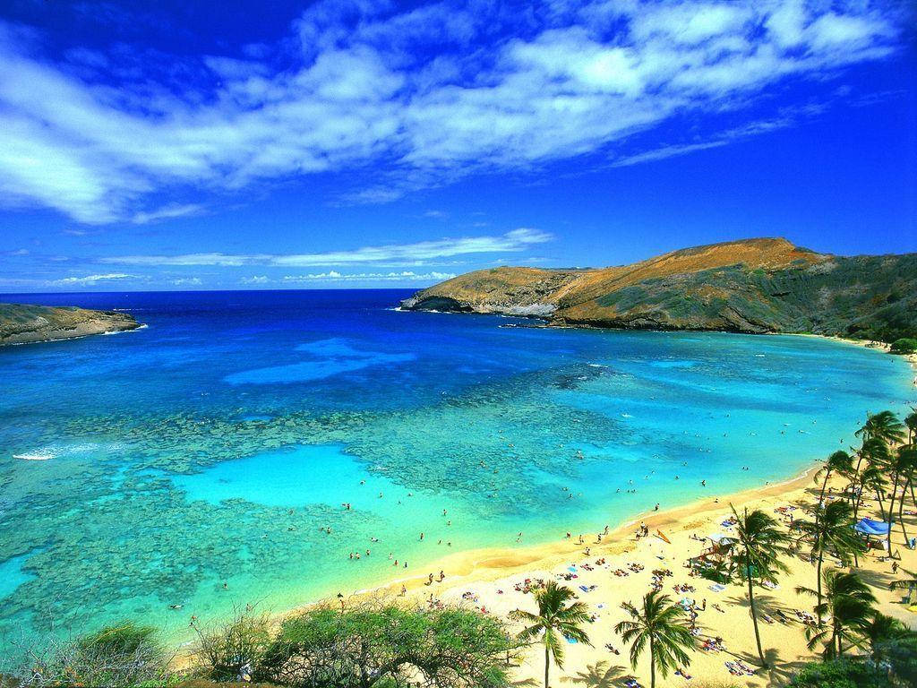 Galaxy Tablet, turquoise lagoon, golden sand, SD Desktop Wallpaper