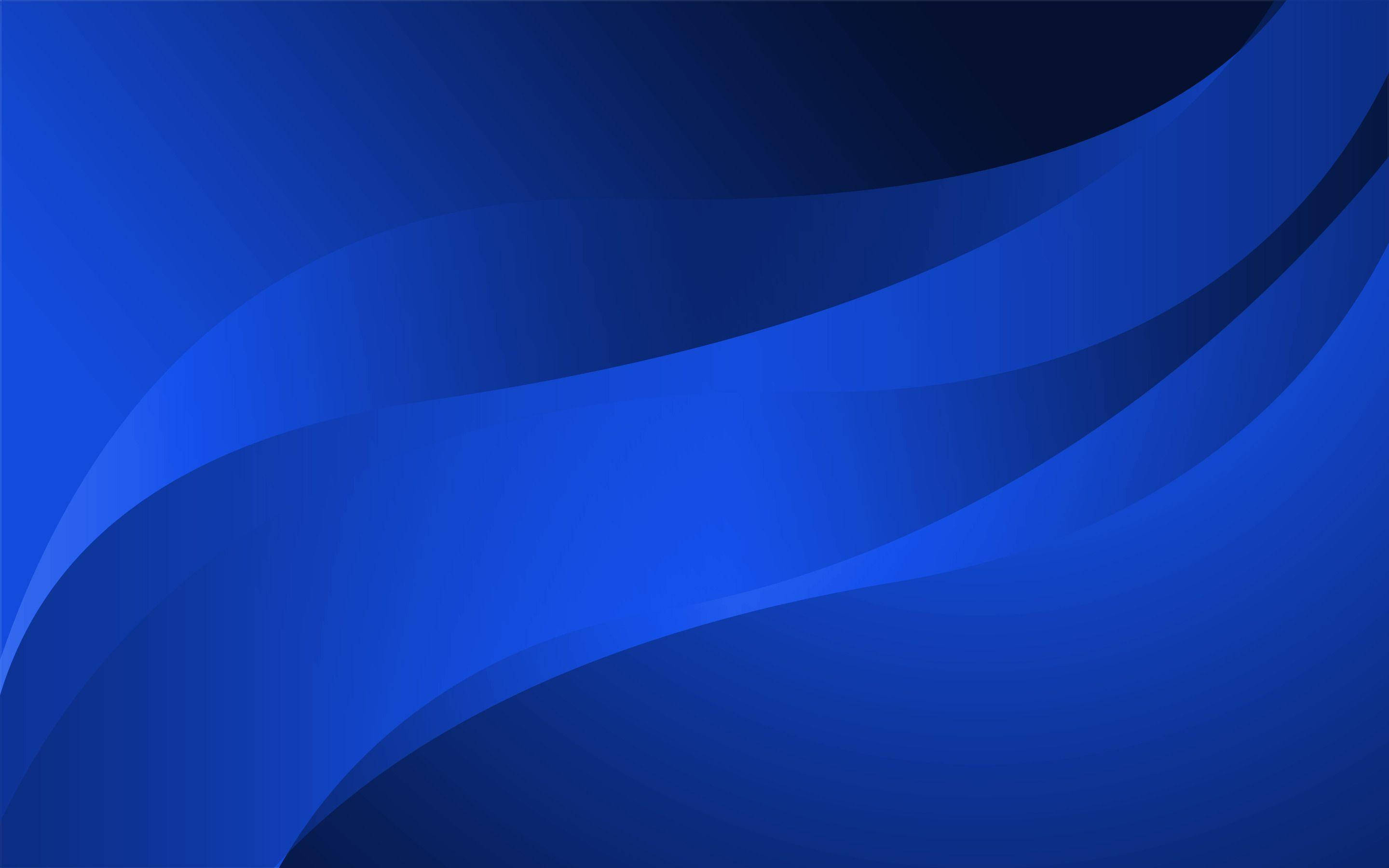 Galaxy Tablet, blue waves, deep blue gradient, 2K Desktop Wallpaper