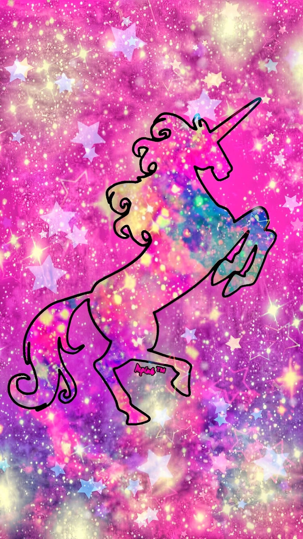 unicorn, galaxy, pink purple galaxy, HD Phone Wallpaper