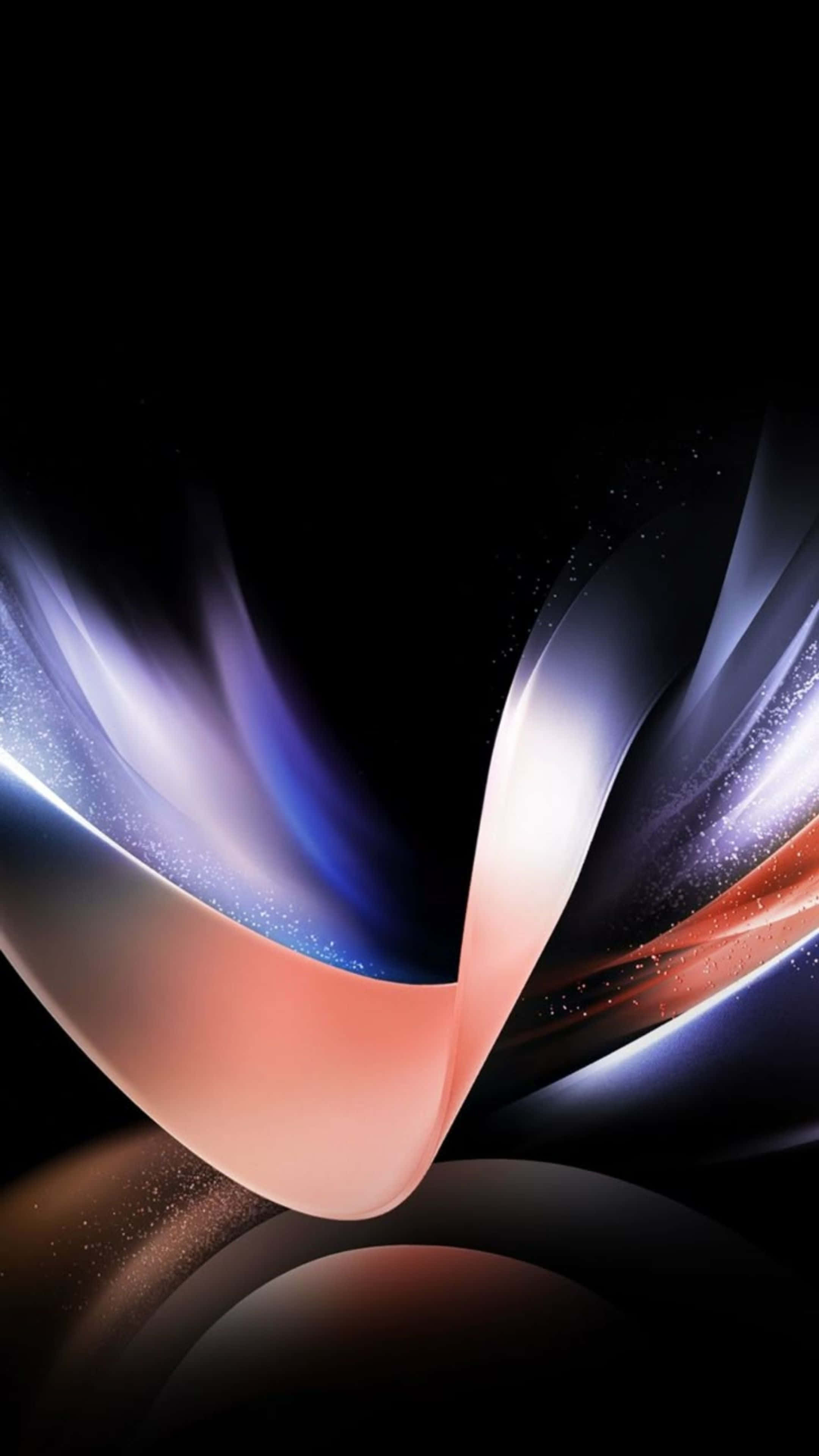 Galaxy Z Flip 7, blue, white, 4K Phone Wallpaper