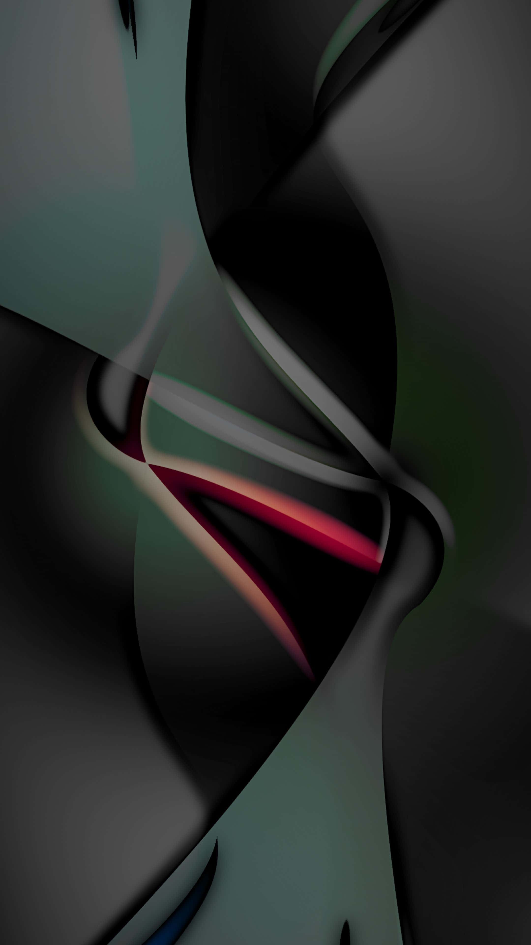 Galaxy Z Flip 7, dark teal, black, 4K Phone Wallpaper