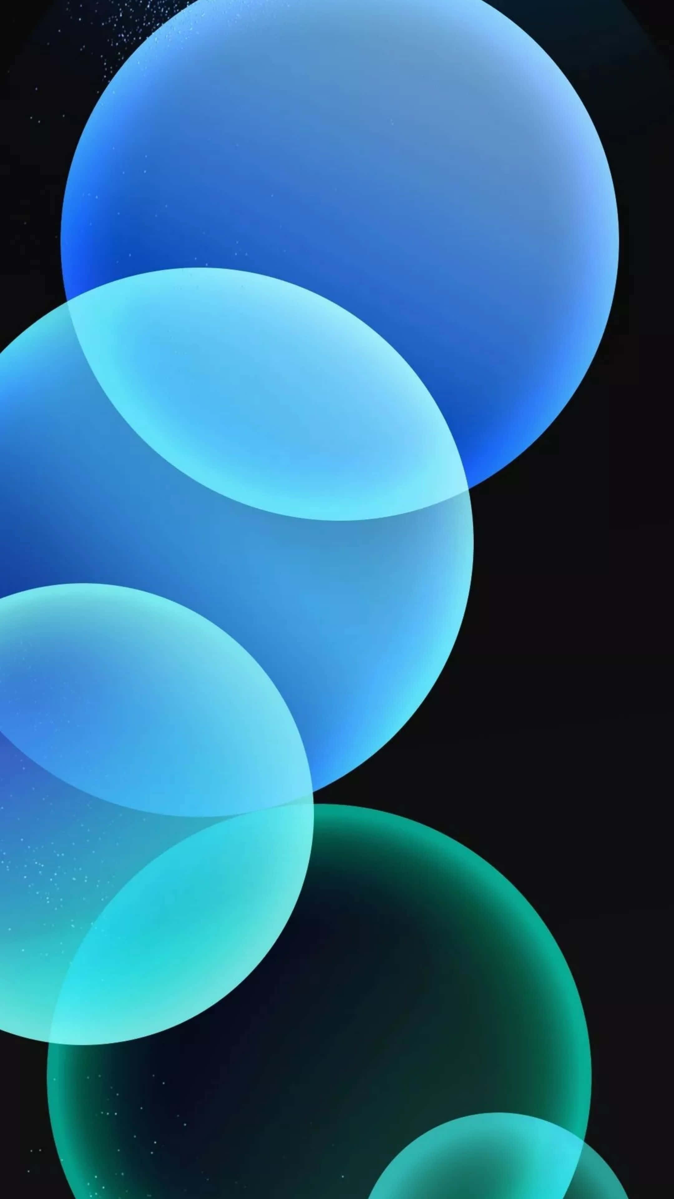 Galaxy Z Flip 7, translucent blue, teal, 4K Phone Wallpaper