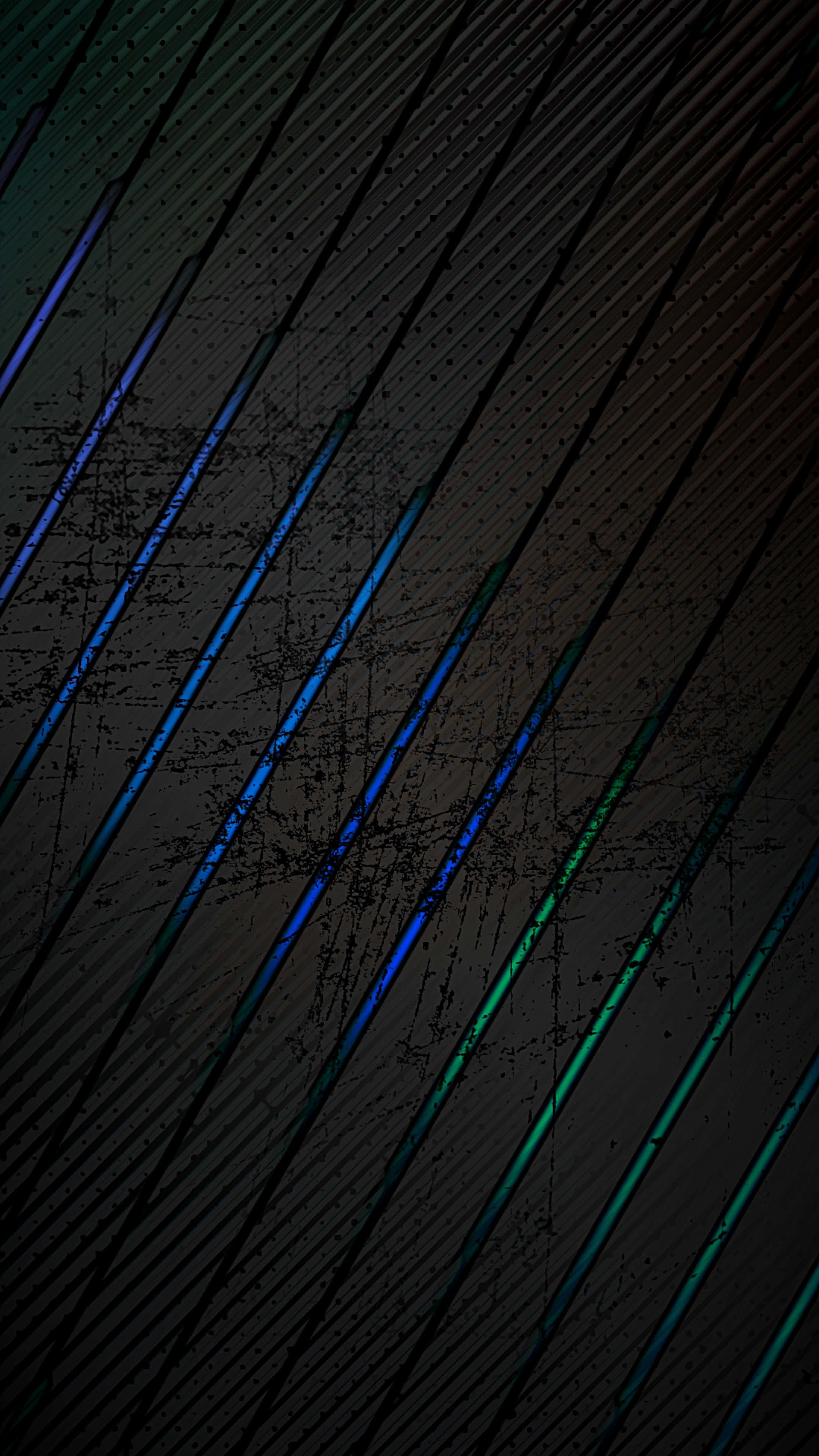 Galaxy Z Flip 7, glowing blue and green lines, dark textured surface, 4K Phone Wallpaper