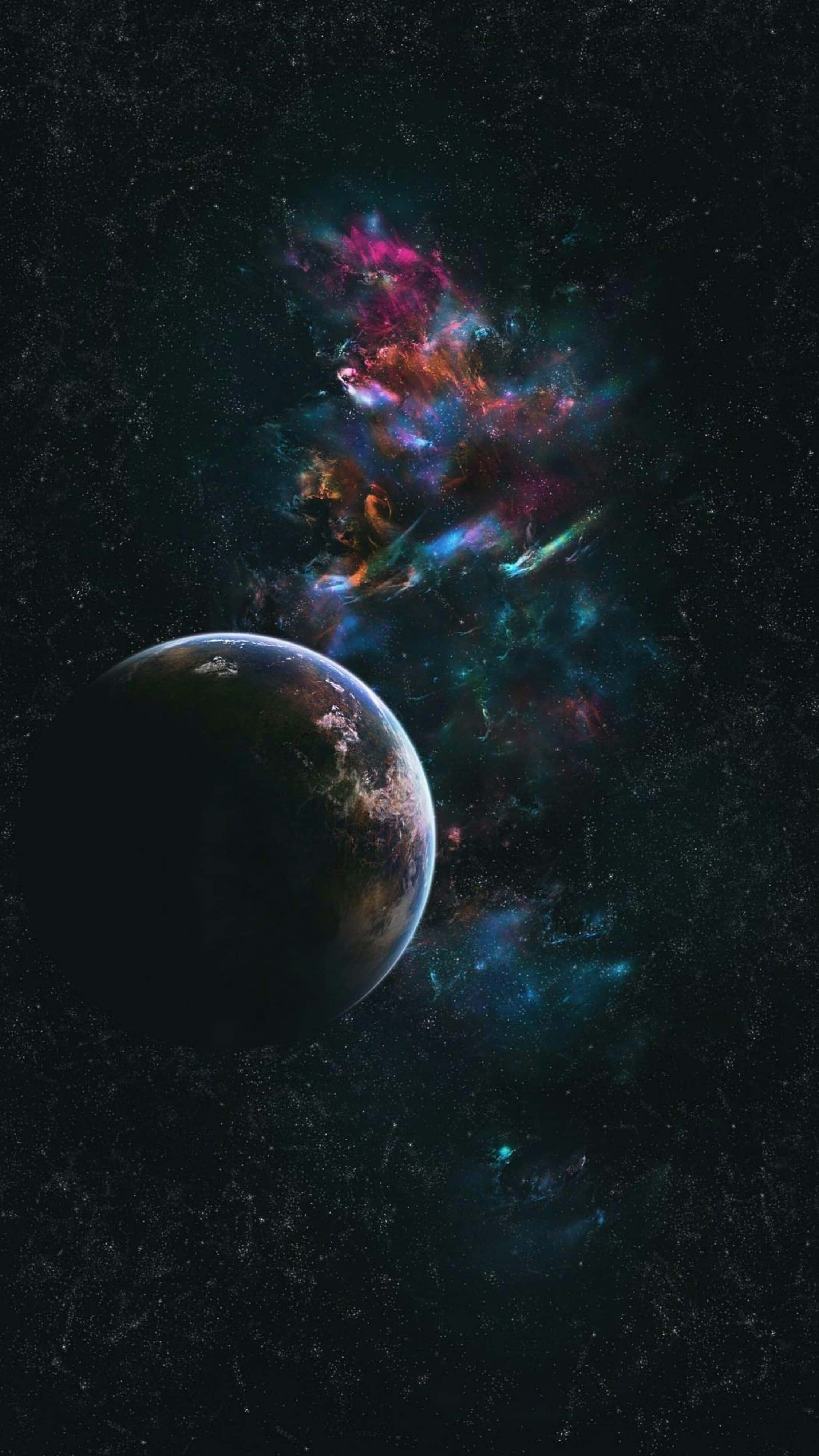 4K UHD, Earth, Galaxy, 4K Phone Wallpaper