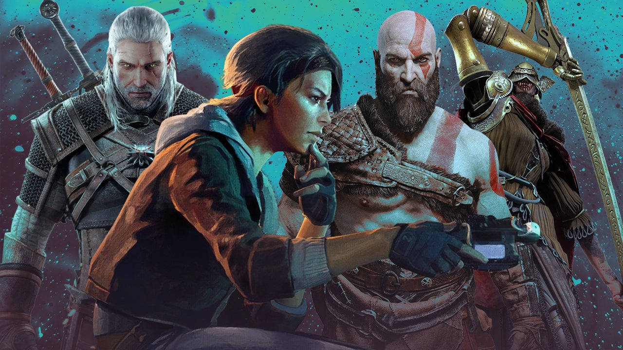 Game Broody Protagonists, cosmic setting, vibrant teal, HD Desktop Wallpaper