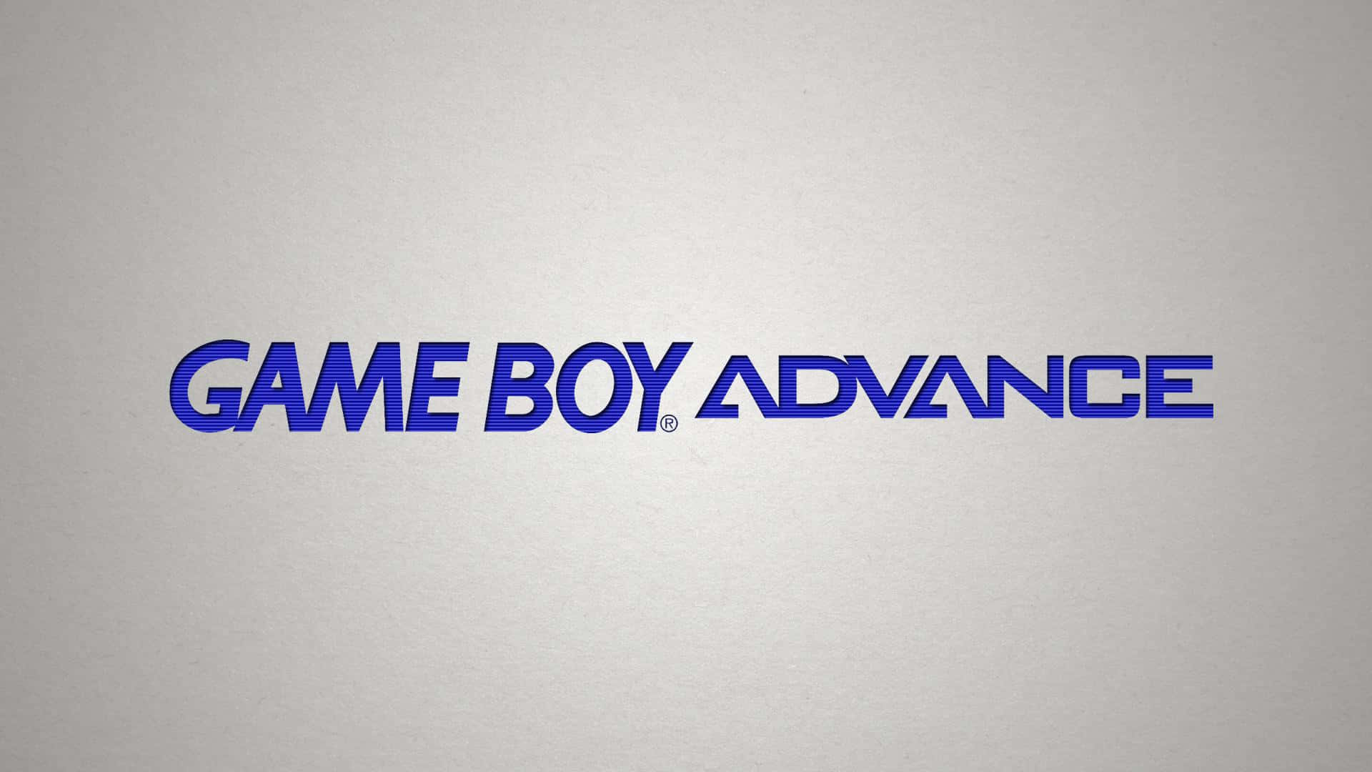 Game Boy Advance, blue, logo, Full HD Desktop Wallpaper