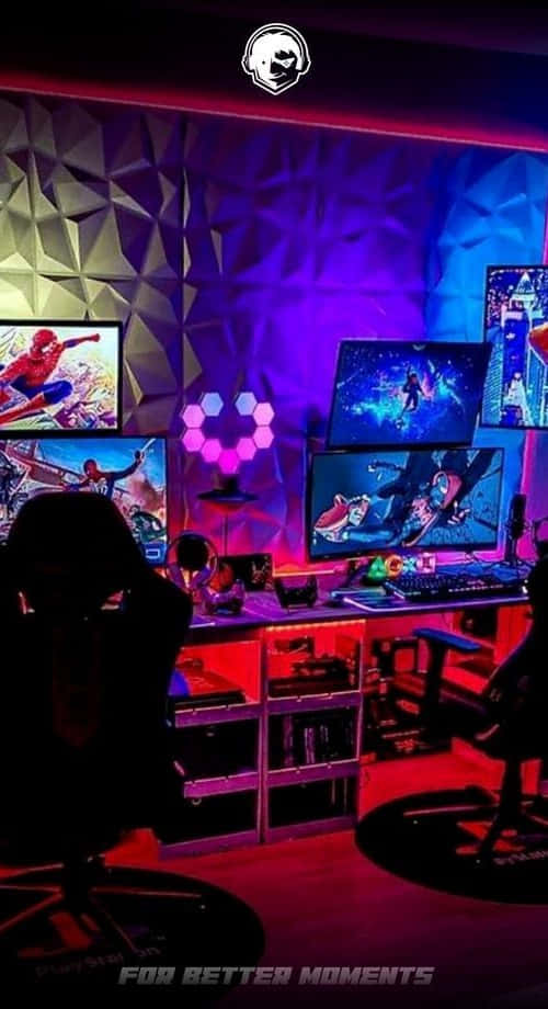 game console emulators, neon red, purple light, SD Phone Wallpaper