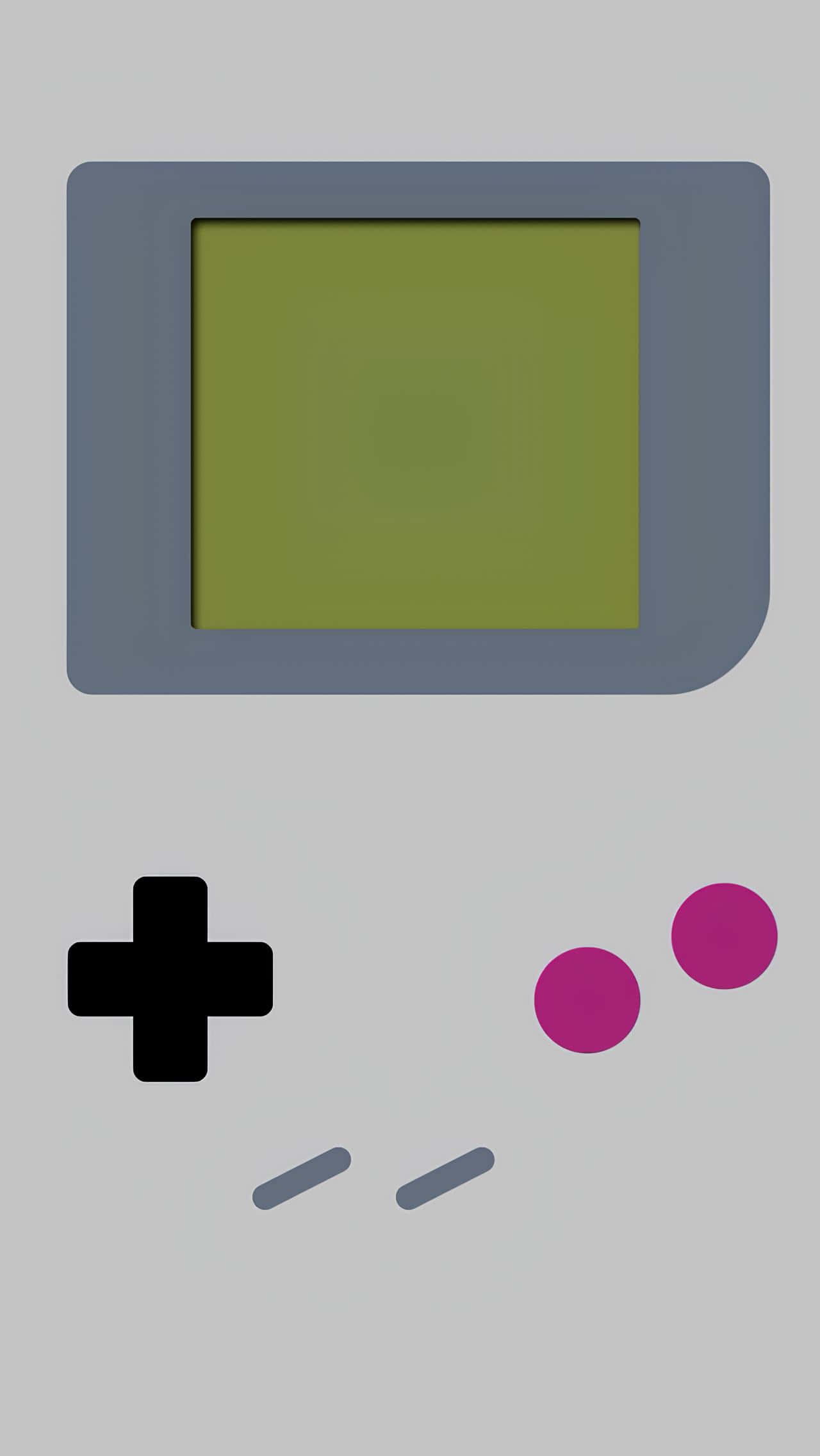 Game Boy, gray, green screen, Full HD Phone Wallpaper